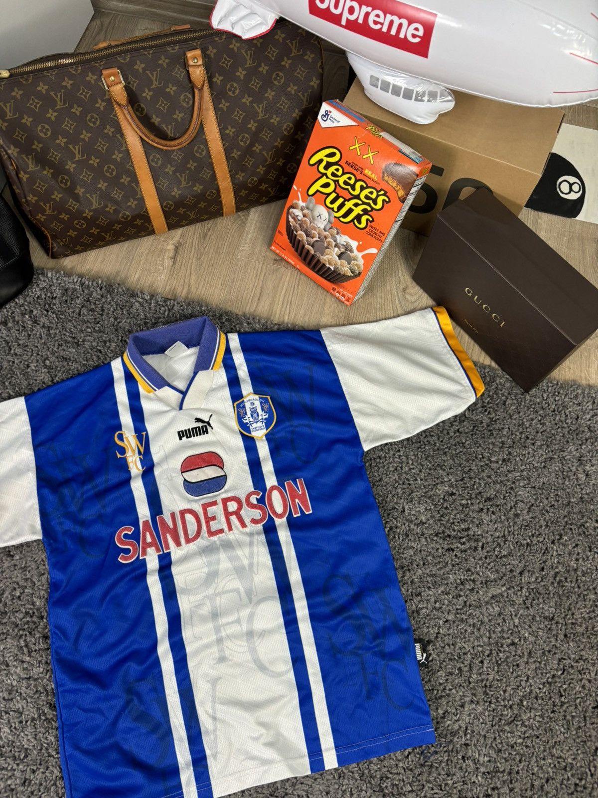 Puma × Vintage Vintage Puma Sheffield Wednesday FC 1995/97 football shirt Size US L / EU 52-54 / 3 - 3 Thumbnail