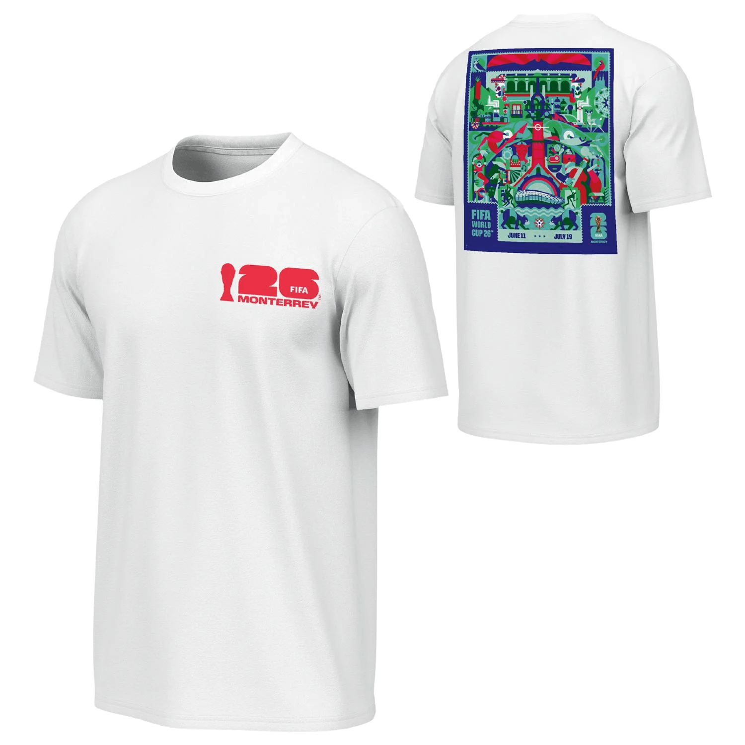 Other Monterrey Poster White T-Shirt Size US M / EU 48-50 / 2 - 1 Thumbnail