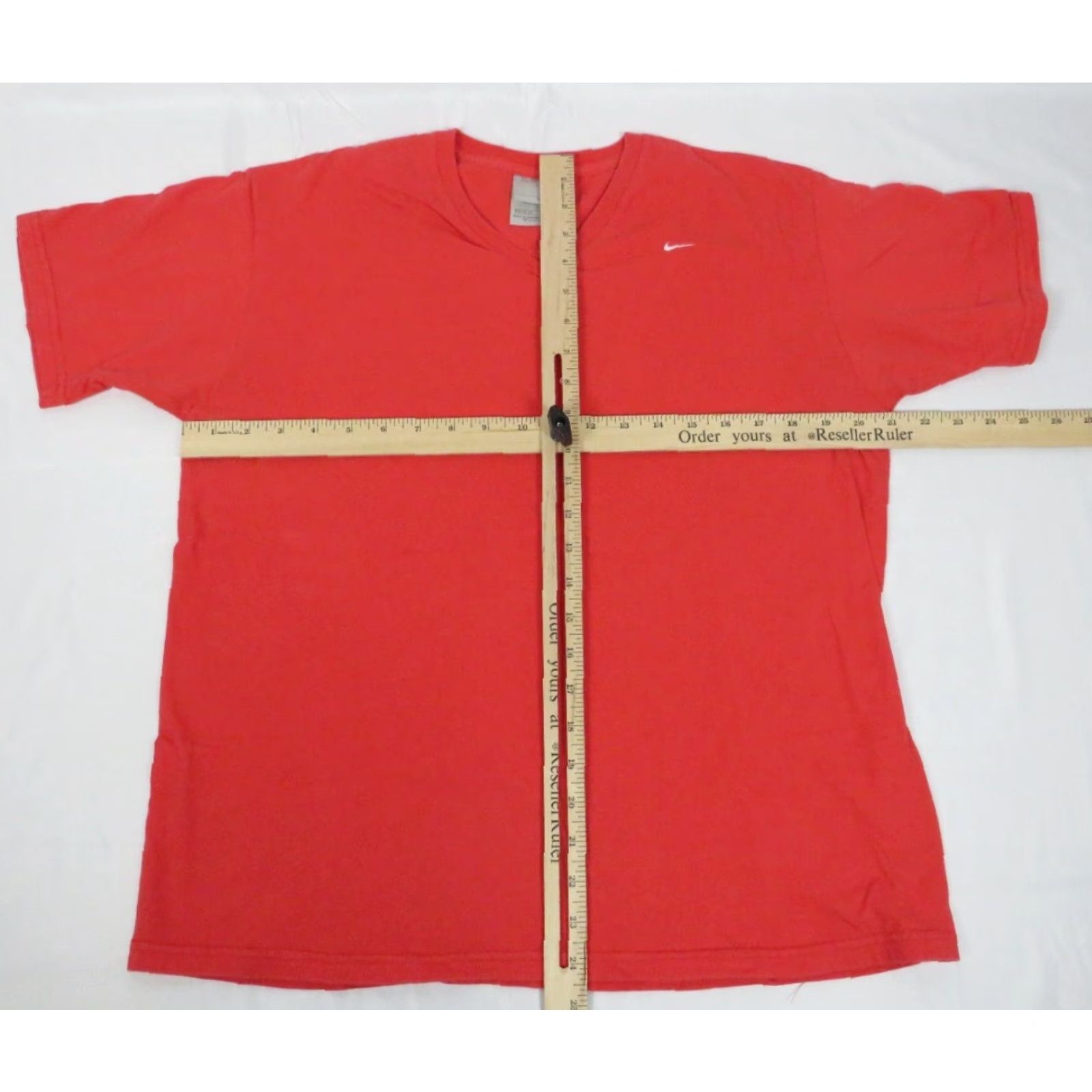 Nike VINTAGE Nike Shirt Womens XL Orange Short Sleeve V Neck Embroidered Swoosh 90s Retro Classic Sports Womens XL Orange Nike Shirt Size XL / US 12-14 / IT 48-50 - 3 Thumbnail