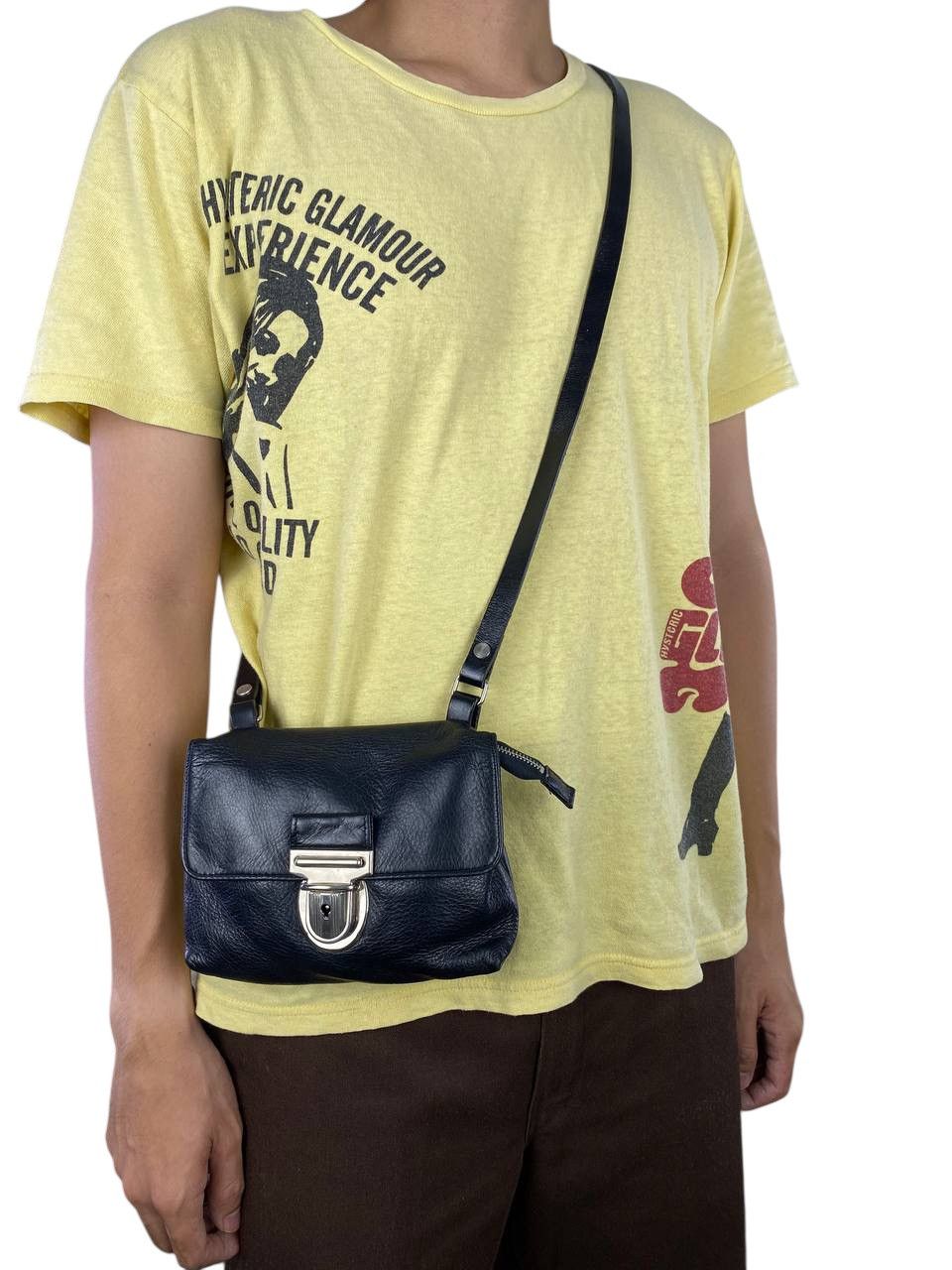 2000's Y'saccs by Yohji Yamamoto Leather Small Pouch Bag