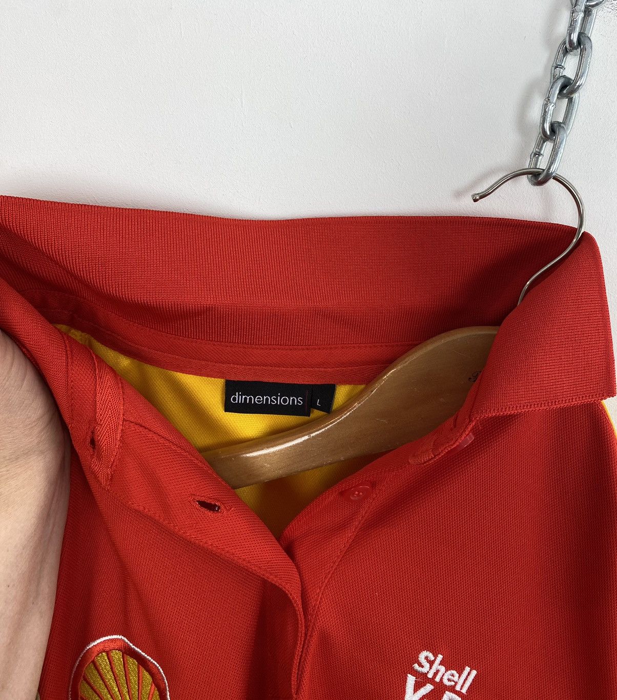 Designer Shell Petroleum Gas Polo Shirt Ferrari Scuderia Partner Size US L / EU 52-54 / 3 - 9 Thumbnail
