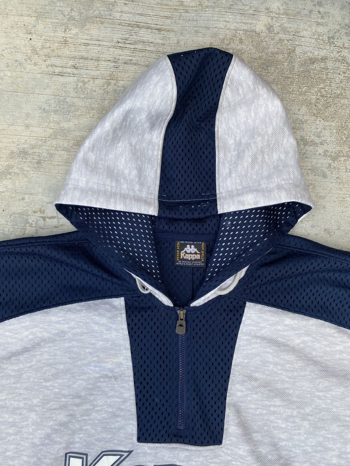 Kappa × Vintage Vintage 90’s Kappa speellout mssh blend baggy hoodies Size US L / EU 52-54 / 3 - 3 Thumbnail