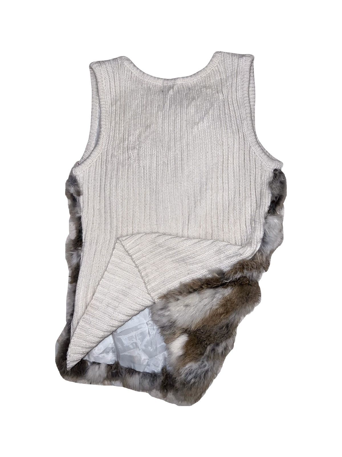 Japanese Brand CECIL McBEE rabbit fur tank top 🧝🏻‍♀️➕ Size M / US 6-8 / IT 42-44 - 2 Thumbnail