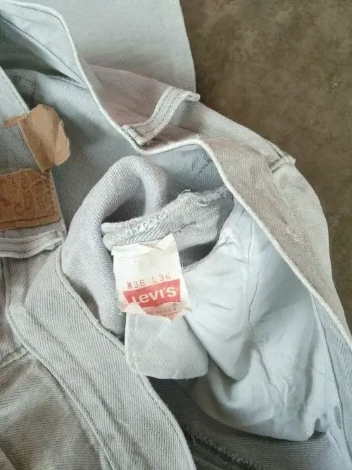 Levi's 80s Vintage Levi's 501 Made In USA Jeans 34x29 Size US 34 / EU 50 - 9 Thumbnail