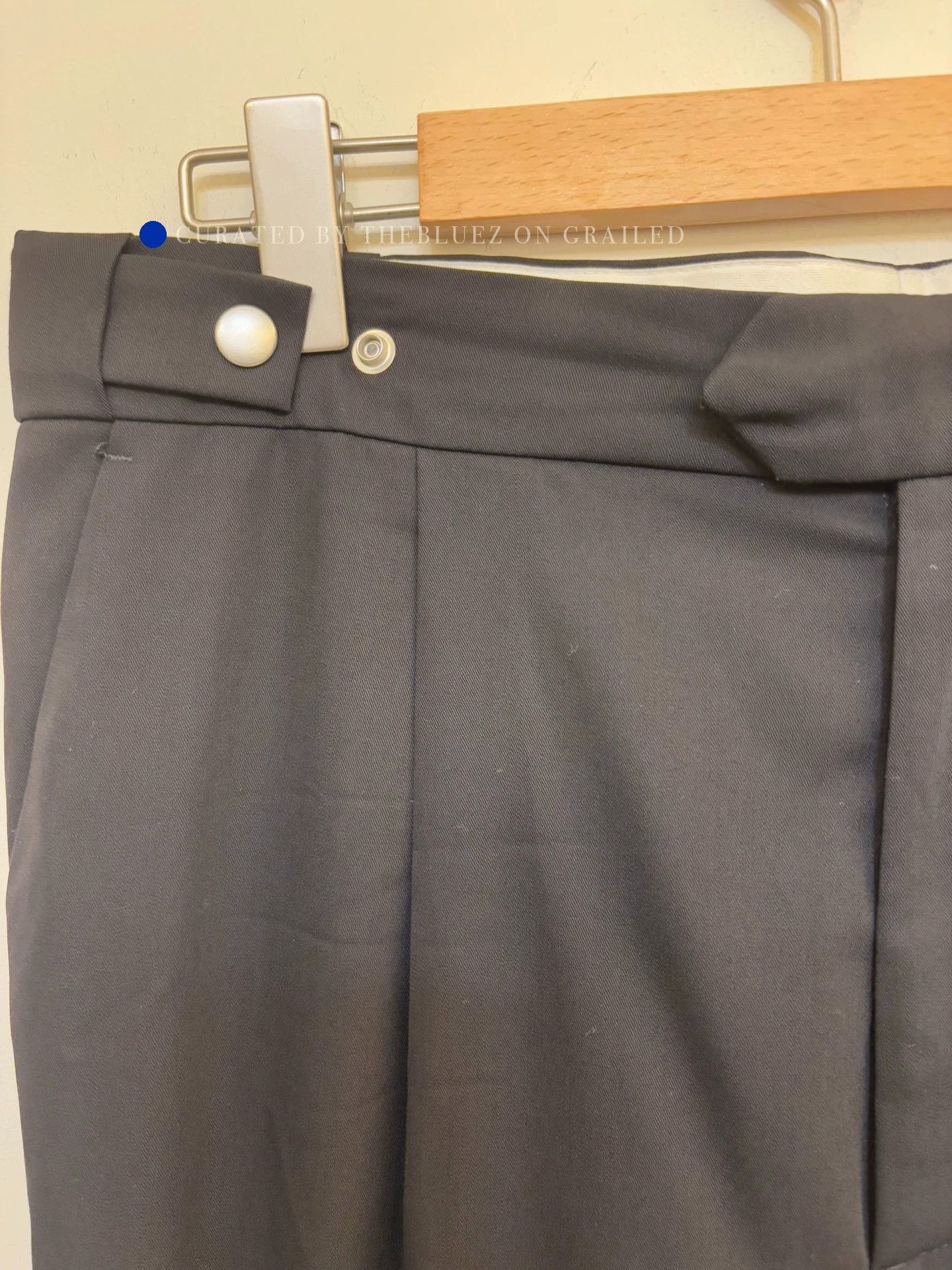 Namacheko Black Casual Pants with Pleats - Size 34 Size US 34 / EU 50 - 1 Thumbnail
