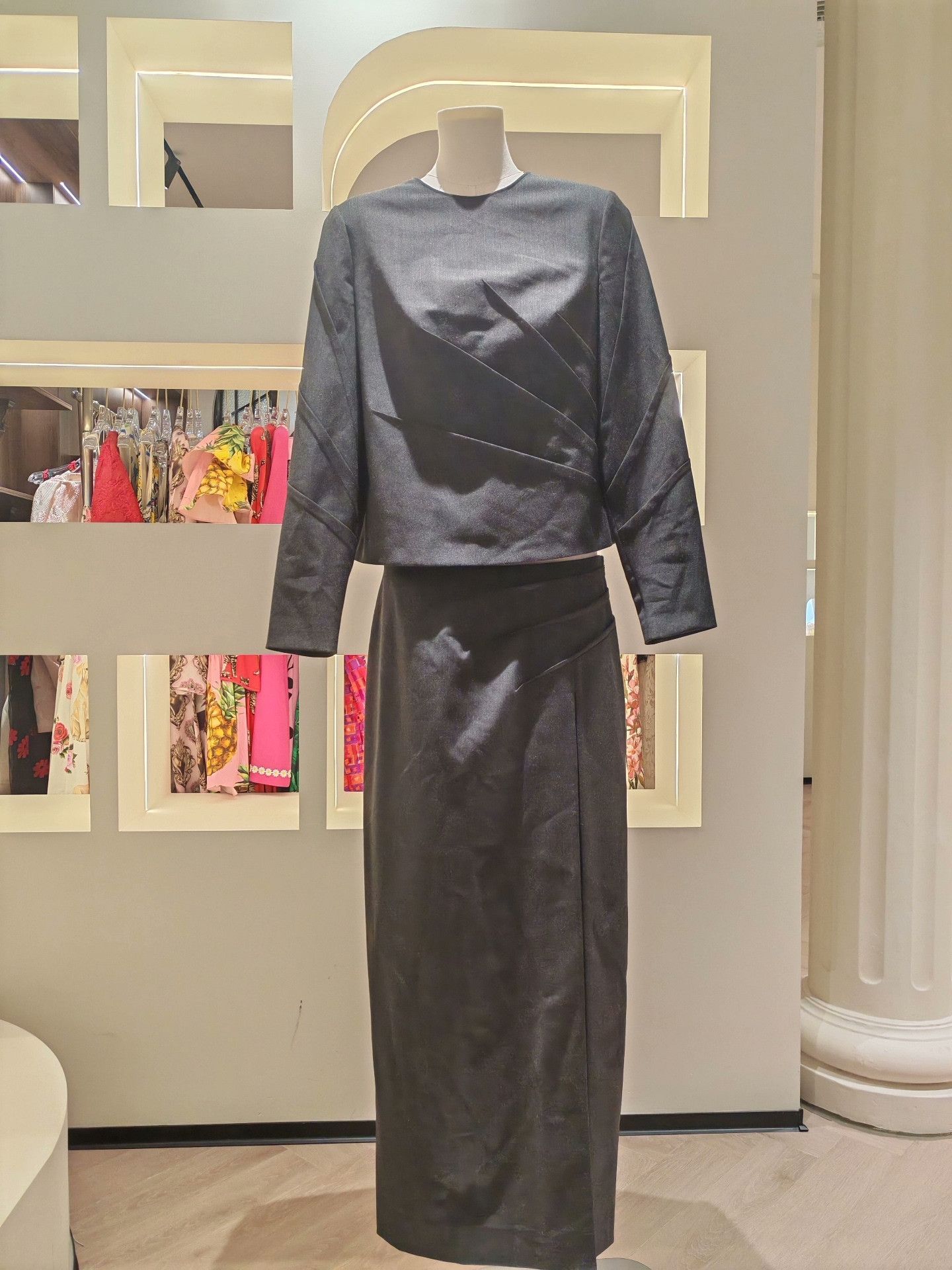 Alberta Ferretti Alberta Ferretti Gray Two-Piece Set Size S / US 4 / IT 40 - 1 Thumbnail
