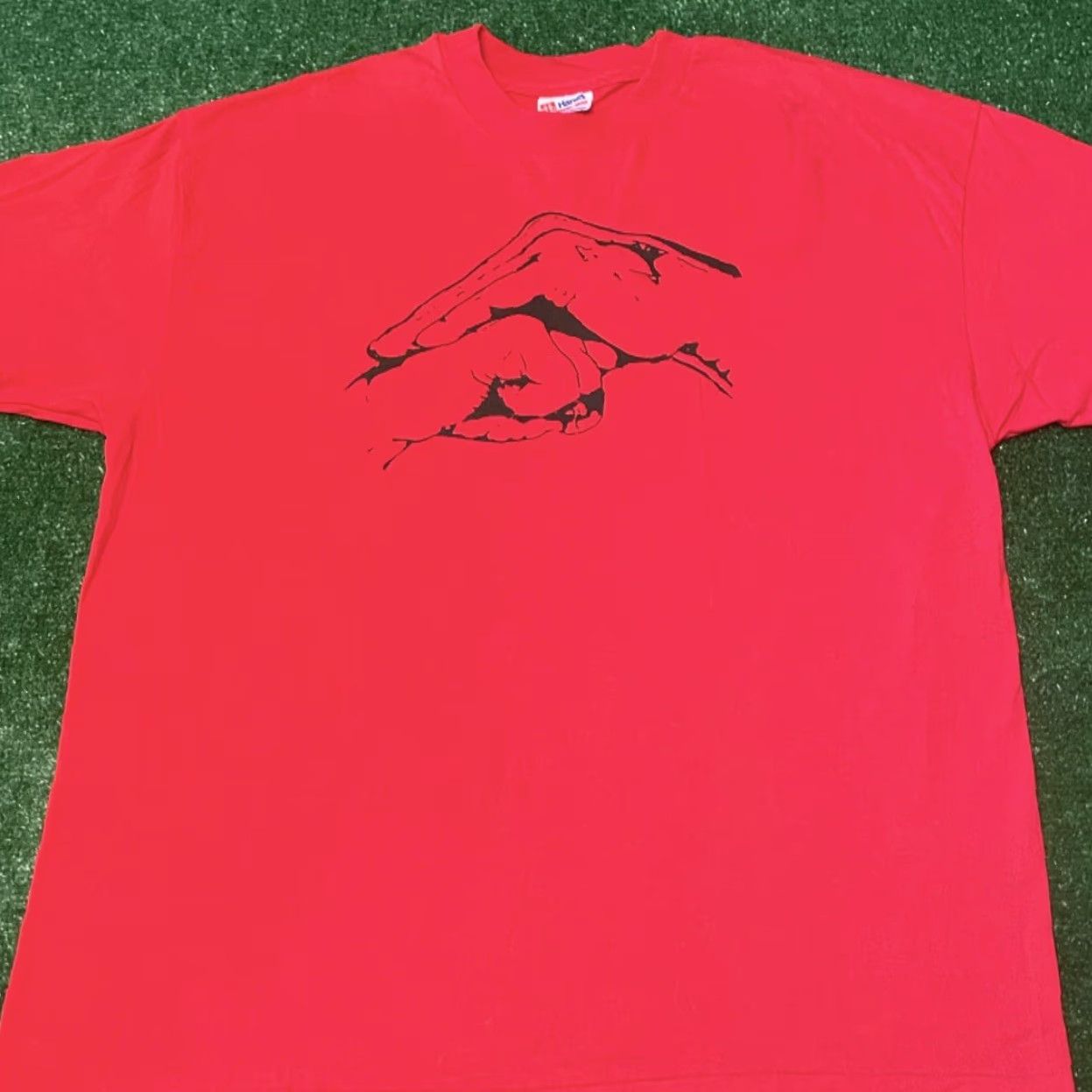 Vintage VINTAGE 90s Knuckles Fistfight Hands Tuff Guy Fighting VTG Shirt Mens XL Red 90s Punk Hip Hop Grunge Size US XL / EU 56 / 4 - 3 Thumbnail