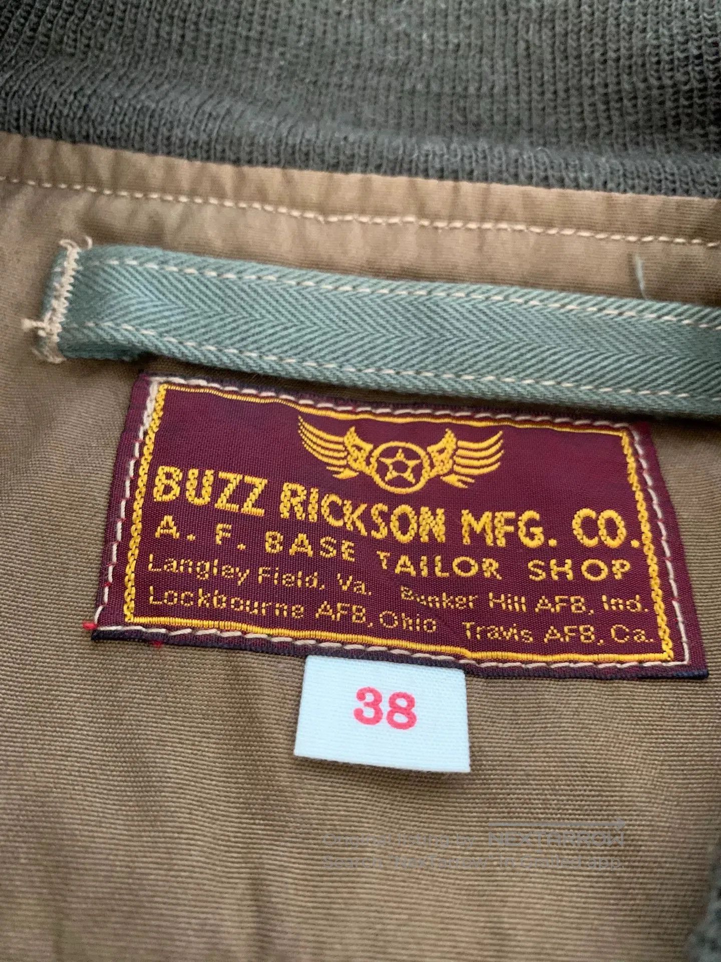 Buzz Rickson's army green high. Size US L / EU 52-54 / 3 - 9 Thumbnail