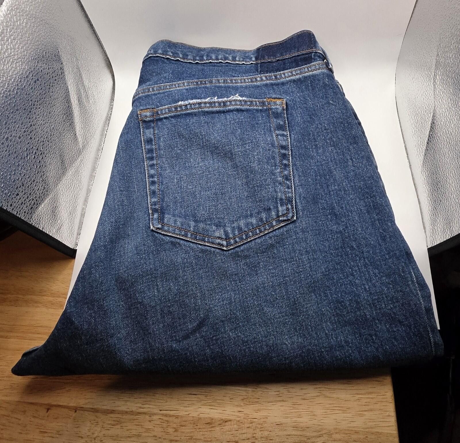 Abercrombie & Fitch Abercrombie & Fitch The Baggy Low Rise Curve Jeans Size 33 Size 33" - 5 Thumbnail