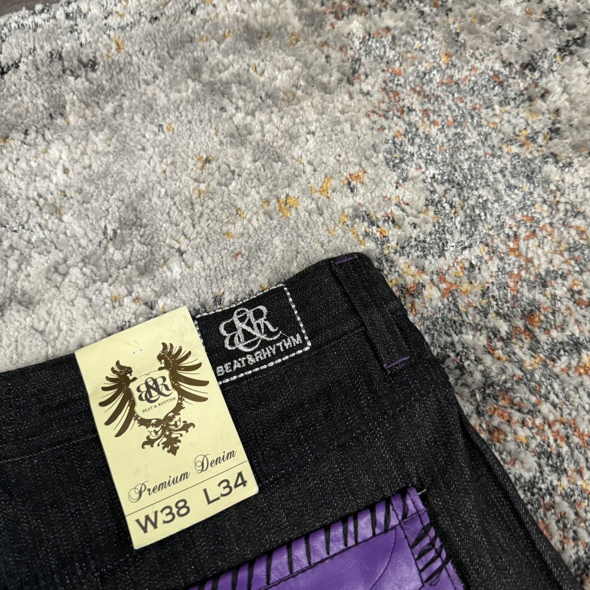 JNCO × Japanese Brand × Vintage Crazy Vintage y2k beat & Rhythm cybergoth baggy jeans Size US 38 / EU 54 - 4 Thumbnail