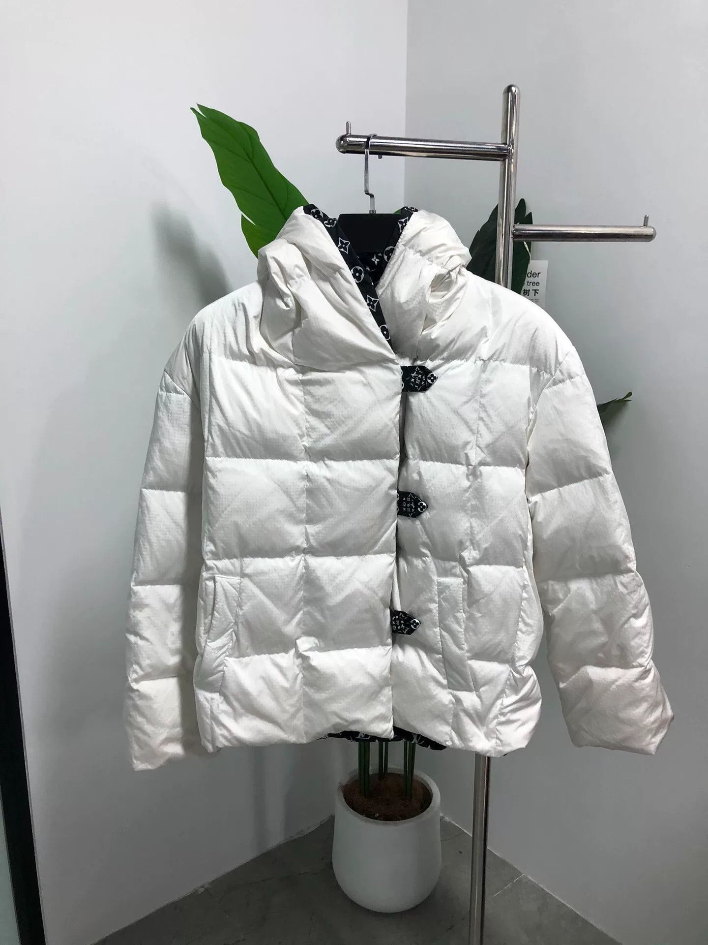 Louis Vuitton Hooded Puffer Jacket for Women