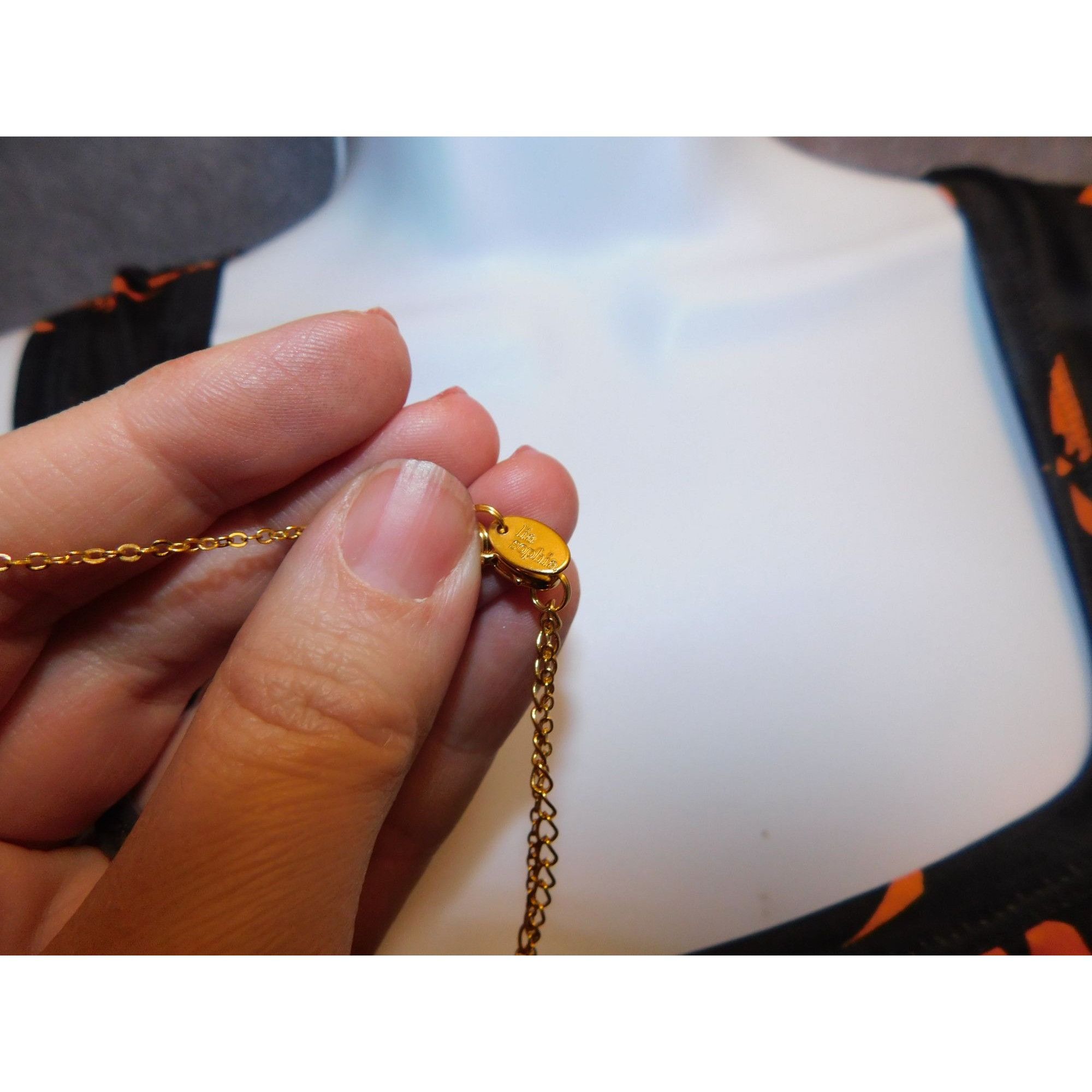 Other Lia Sophia Gold Glass Pendant Necklace Size ONE SIZE - 5 Thumbnail