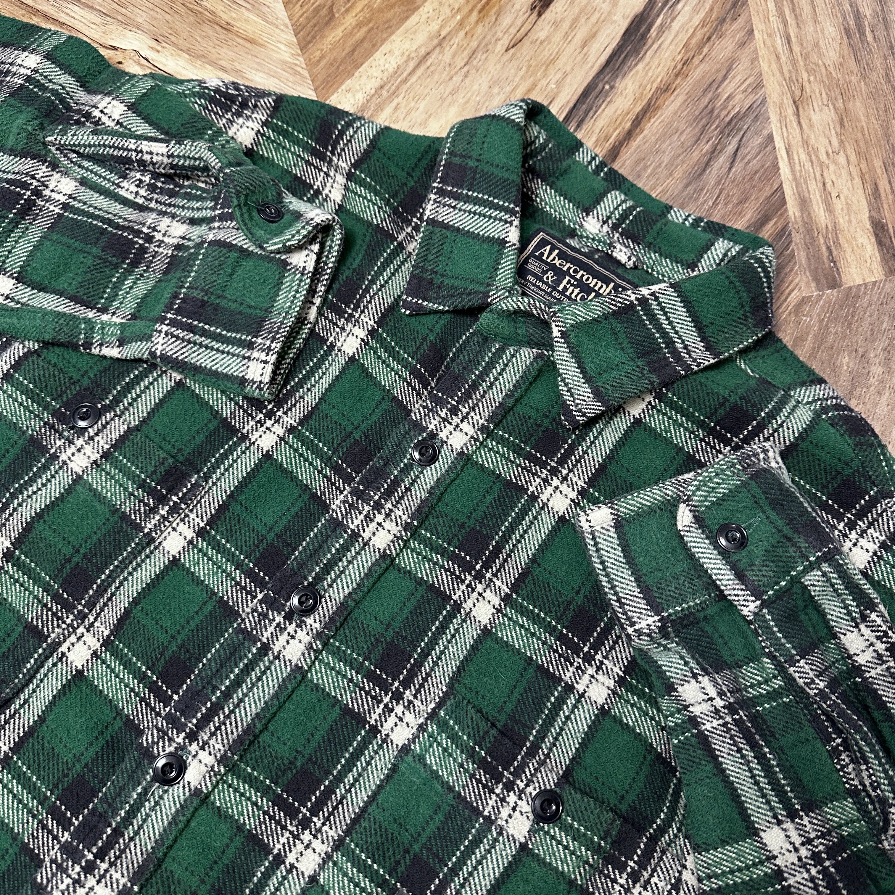 Abercrombie & Fitch 90s Abercrombie & Fitch Reliable Outdoor Goods Flannel Size US L / EU 52-54 / 3 - 7 Thumbnail