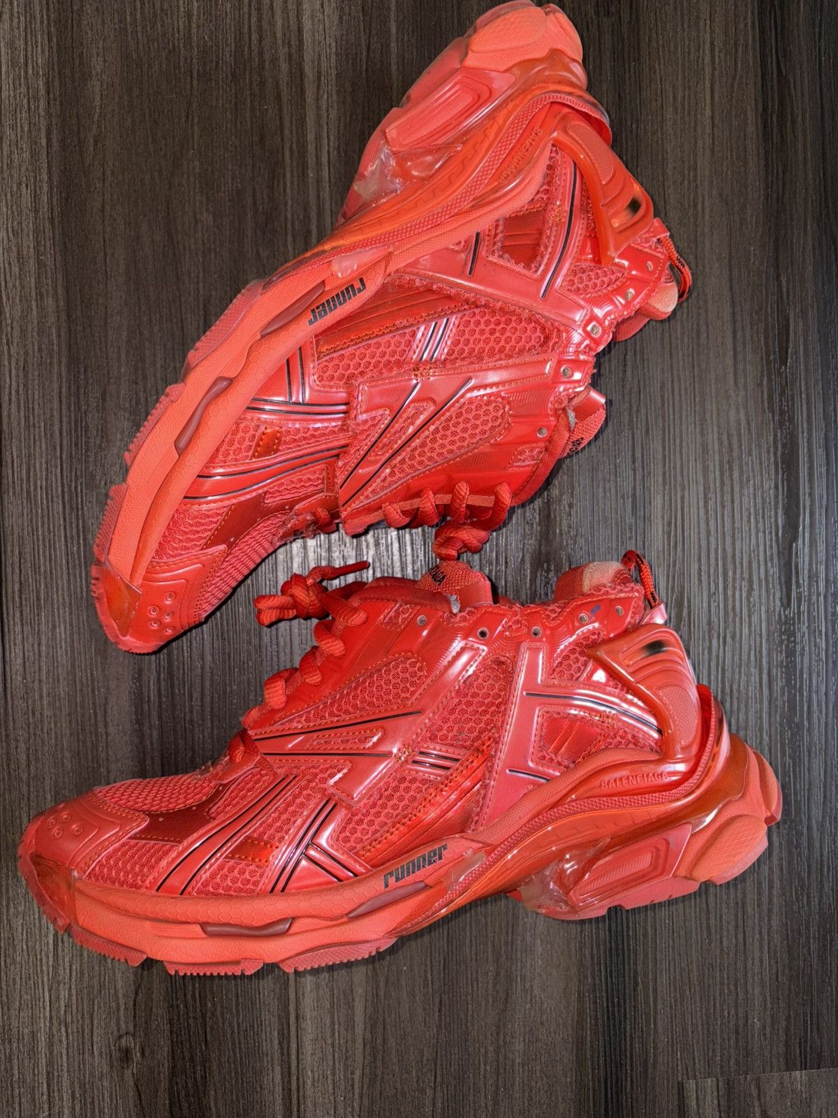 Balenciaga Balenciaga Runner Red Size US 11 / EU 44 - 3 Thumbnail