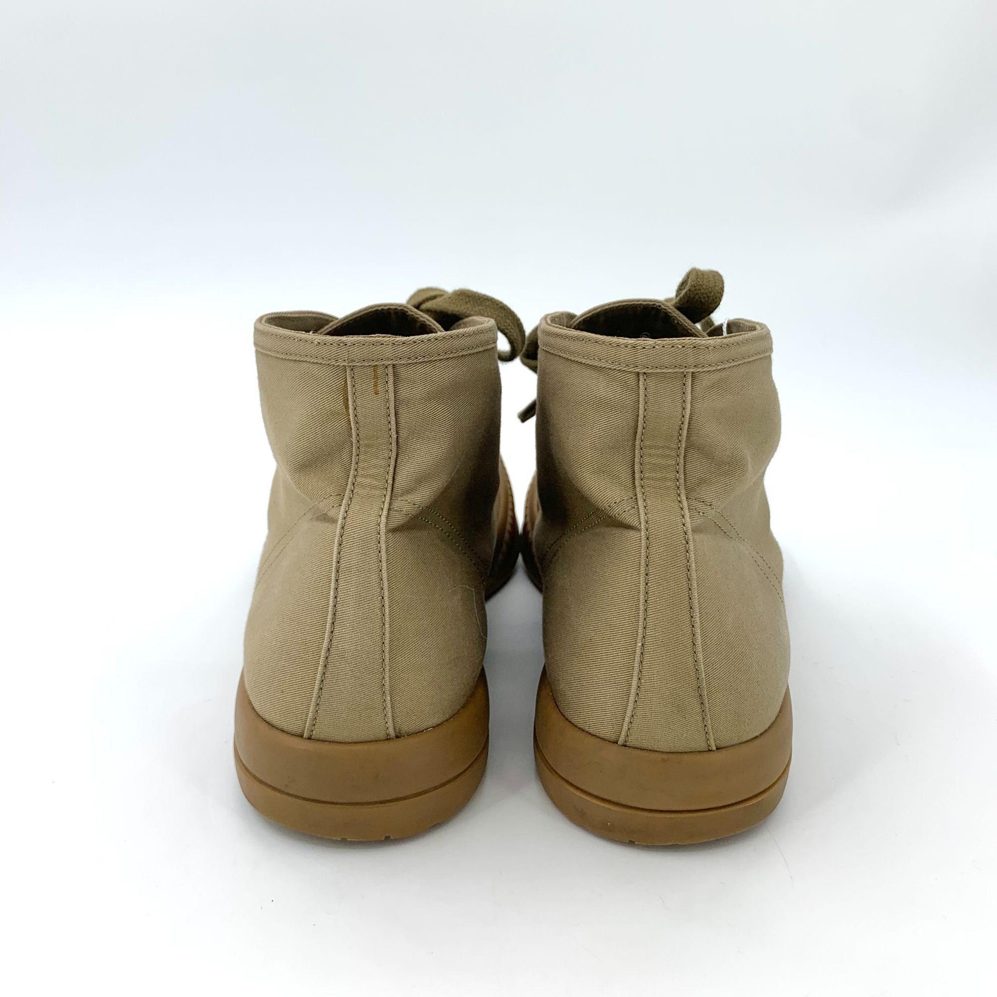 Prada Prada Brown High-Top Canvas Sneakers (Size 40) Size US 7 / EU 40 - 9 Thumbnail