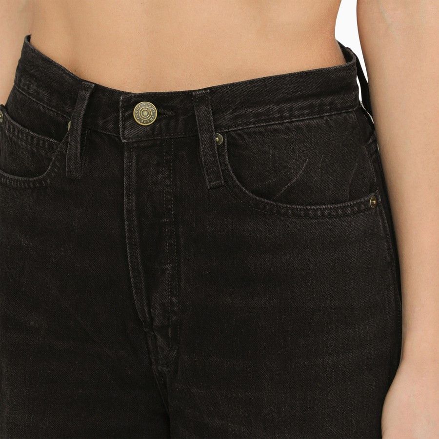 Frame o1d2blof0824 Wide-Leg Jeans in Black Size 27" / US 4 / IT 40 - 5 Thumbnail