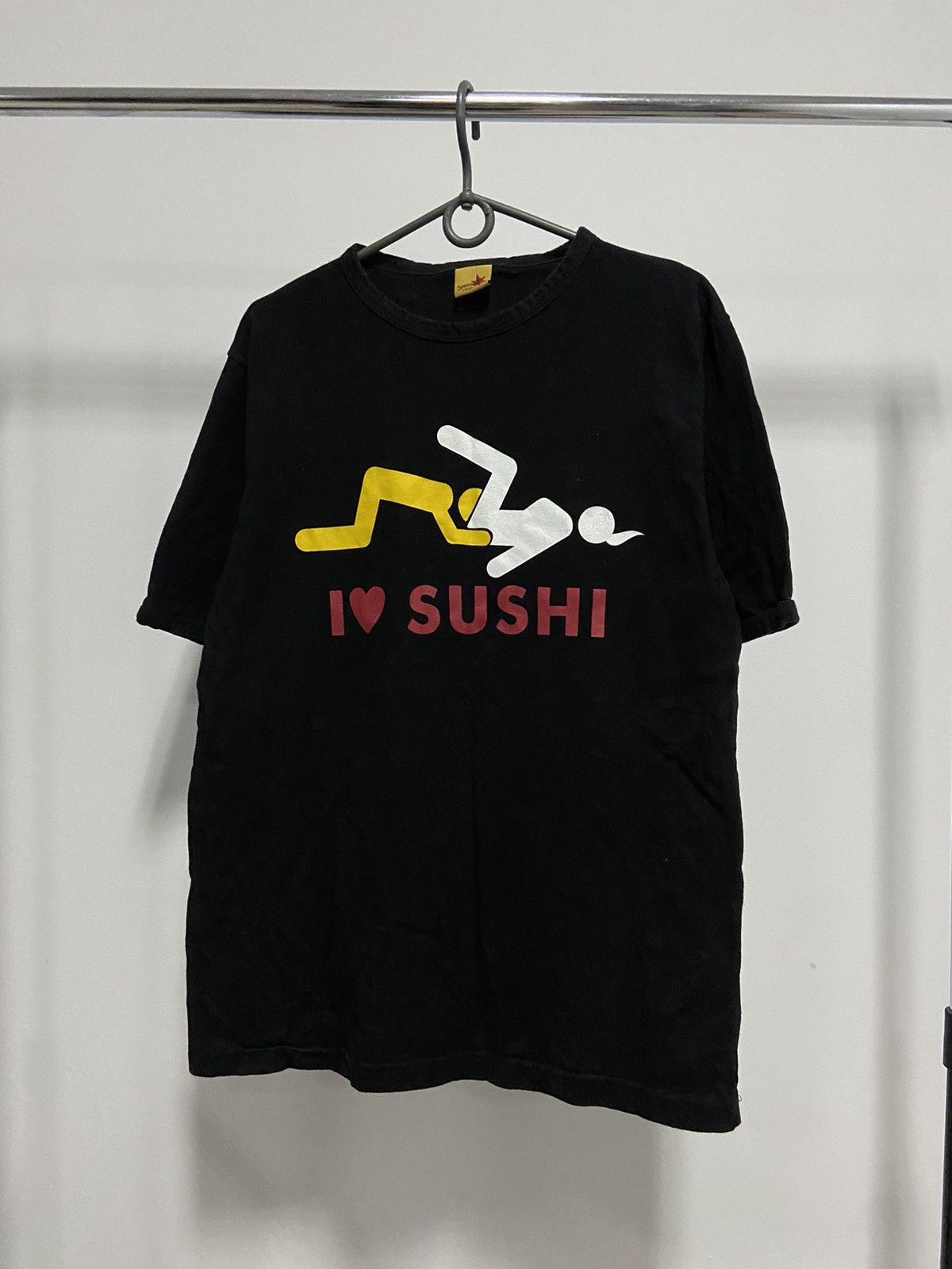 Fuck Art, Make Tees I love sushi t shirt humor sex pornstar vintage big print Size US XL / EU 56 / 4 - 1 Thumbnail
