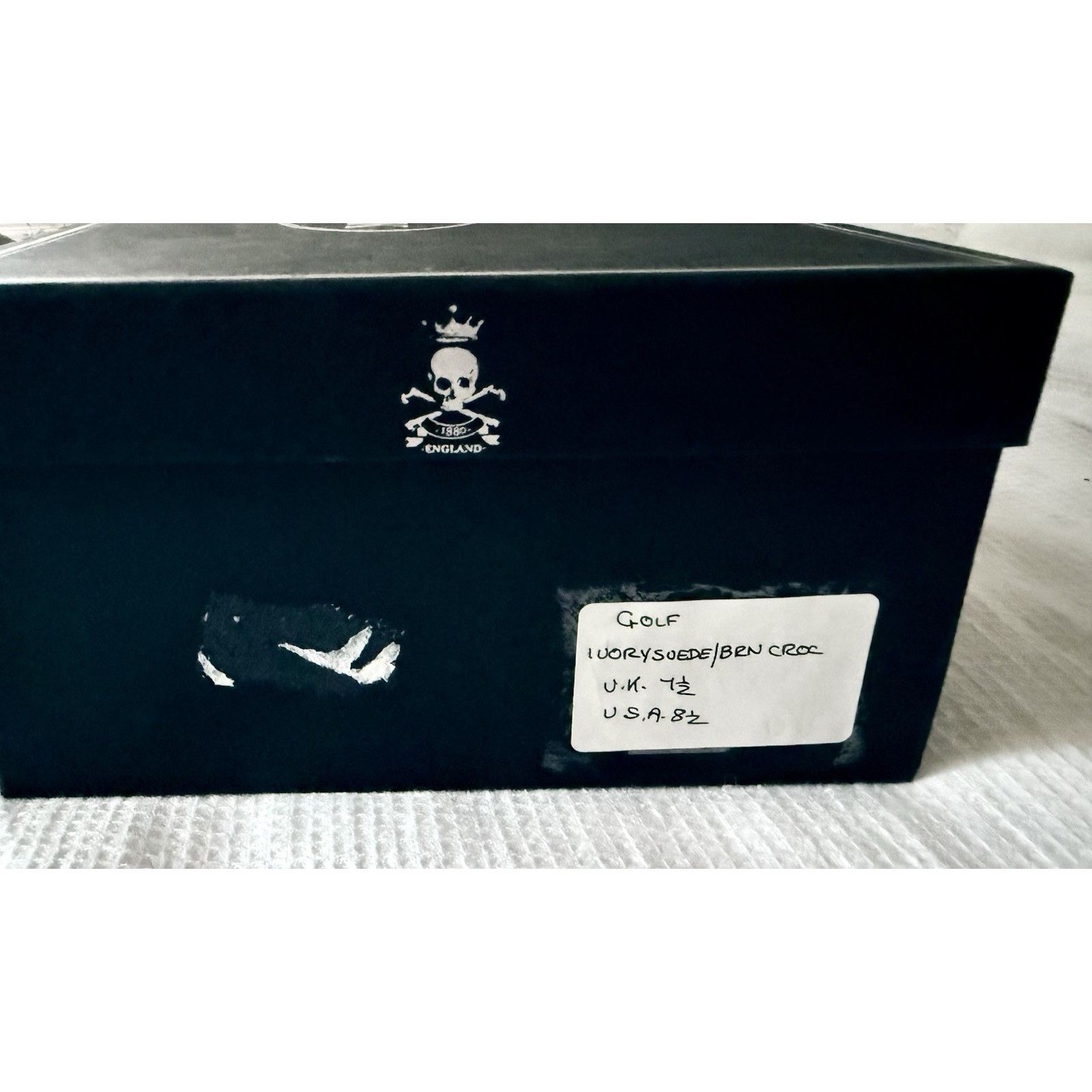 Barker Black Barker Black Crocodile Golf Spectator Suede $3250US England Size US 8.5 / EU 41-42 - 11 Thumbnail