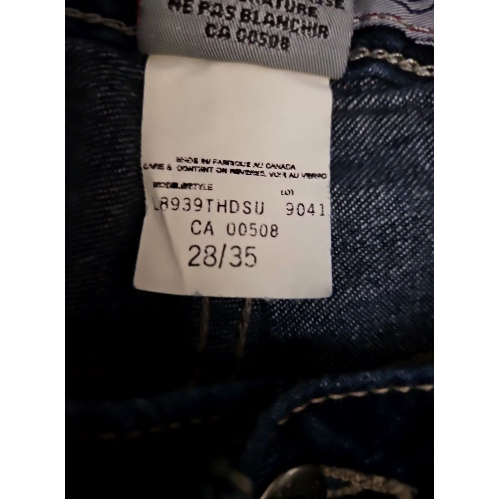 Silver Jeans Co. VINTAGE Silver Jeans Flare Blue Denim Mid Rise Button Fly 100% Cotton 28 Women's Size 28" / US 6 / IT 42 - 3 Thumbnail