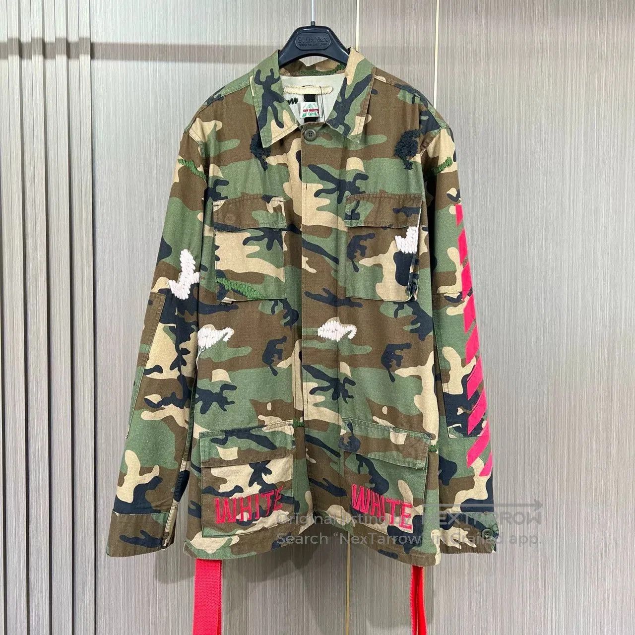 Off-White Off-White Camouflage Ribbon Jacket. Size US S / EU 44-46 / 1 - 1 Thumbnail