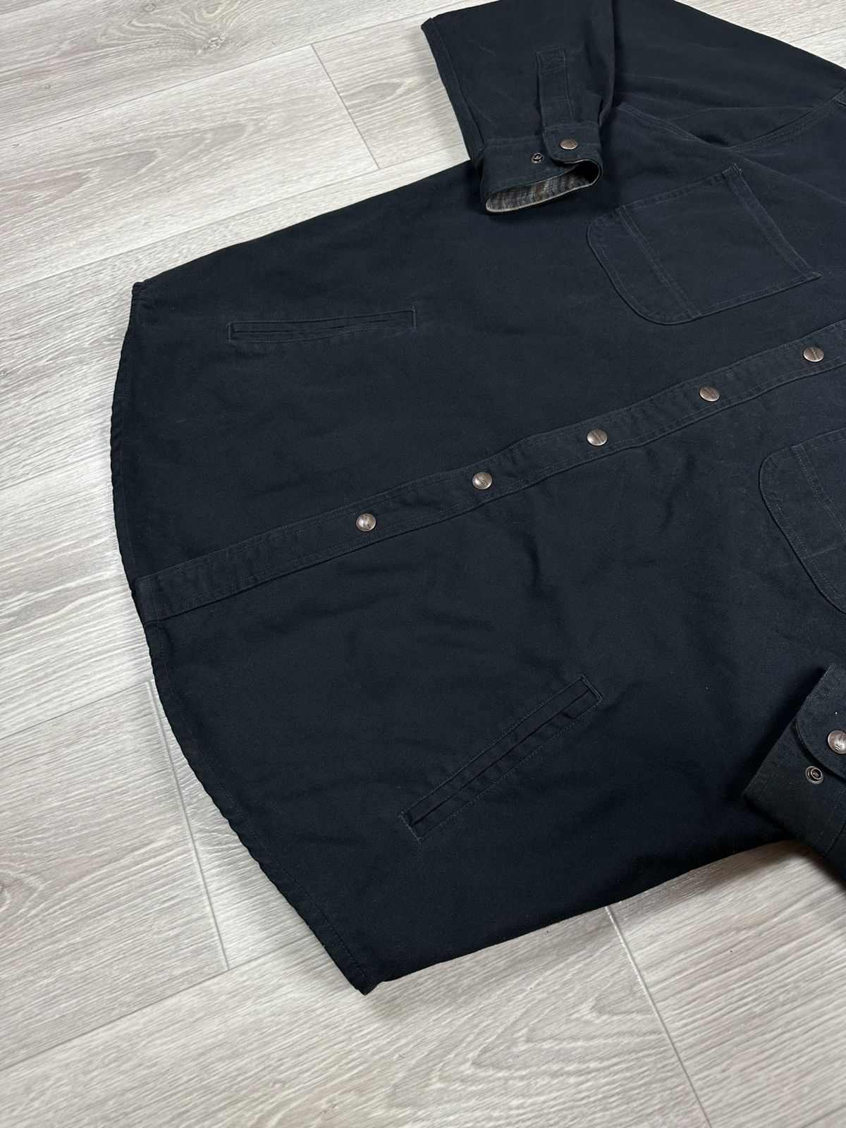 Carhartt Vintage Carhartt WIP French Work Shirt Jacket Size L Size US L / EU 52-54 / 3 - 6 Thumbnail