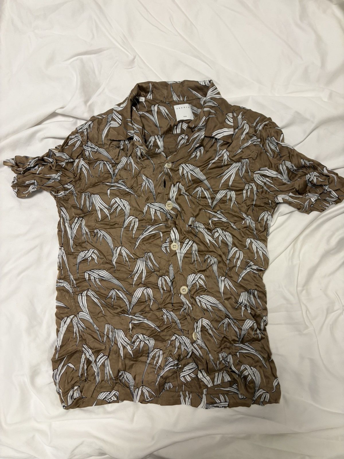 Sandro Sandro viscose button up Size US S / EU 44-46 / 1 - 1 Preview