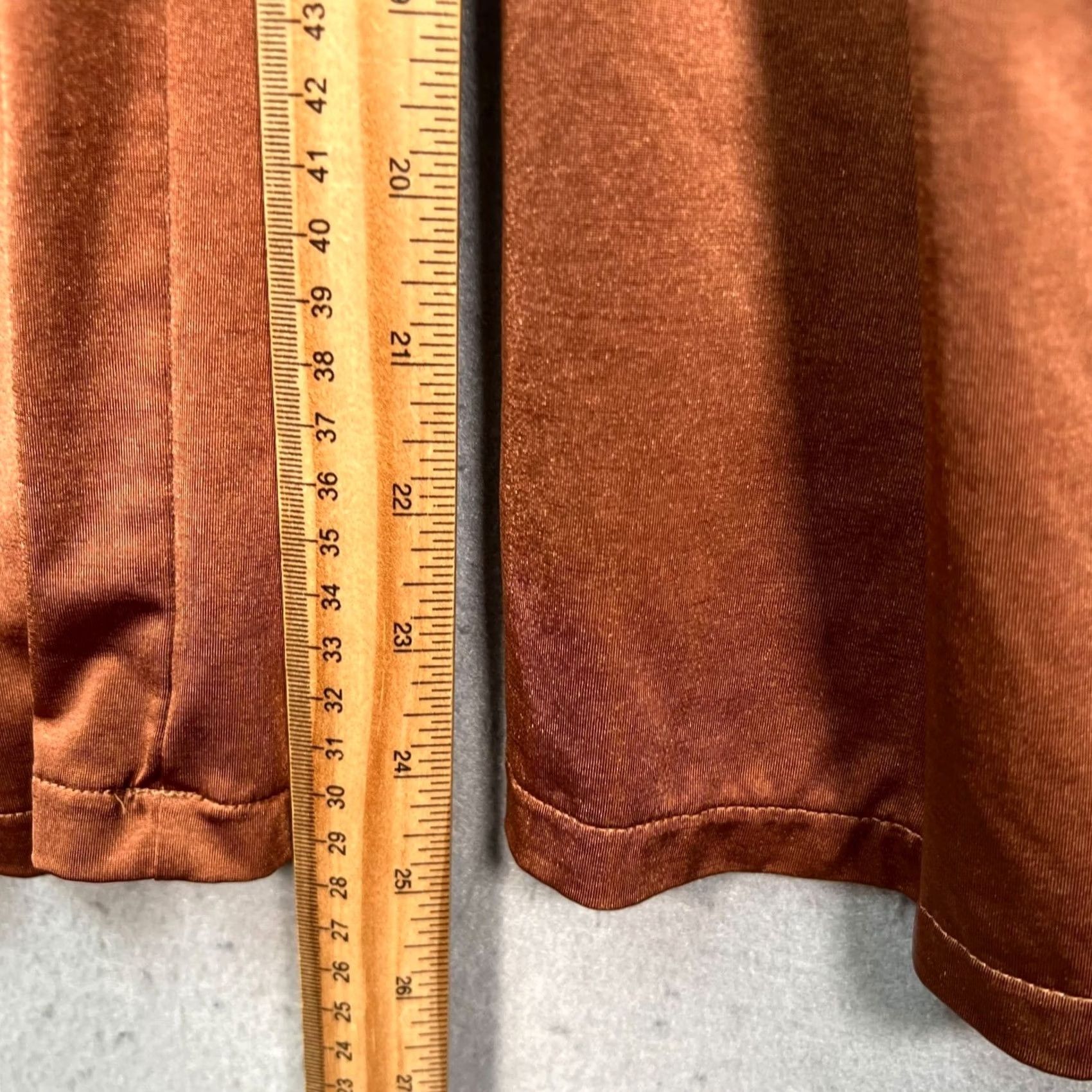 Uniqlo Uniqlo Womens Large Wide-Leg Pleated Pants Brown Polyester Blend - Casual All Season Womens Pants Size 36" / US 14 / IT 50 - 7 Thumbnail