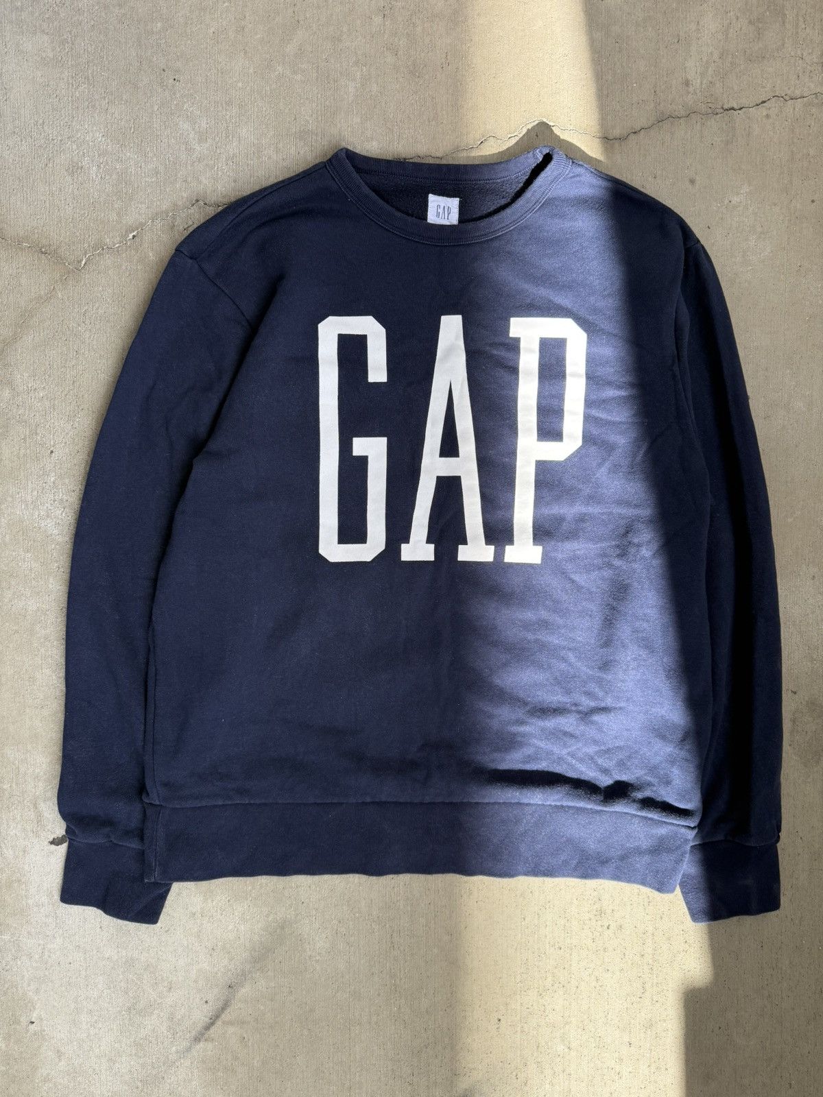 Gap × Vintage Vintage GAP Navy Crewneck Size US L / EU 52-54 / 3 - 1 Preview