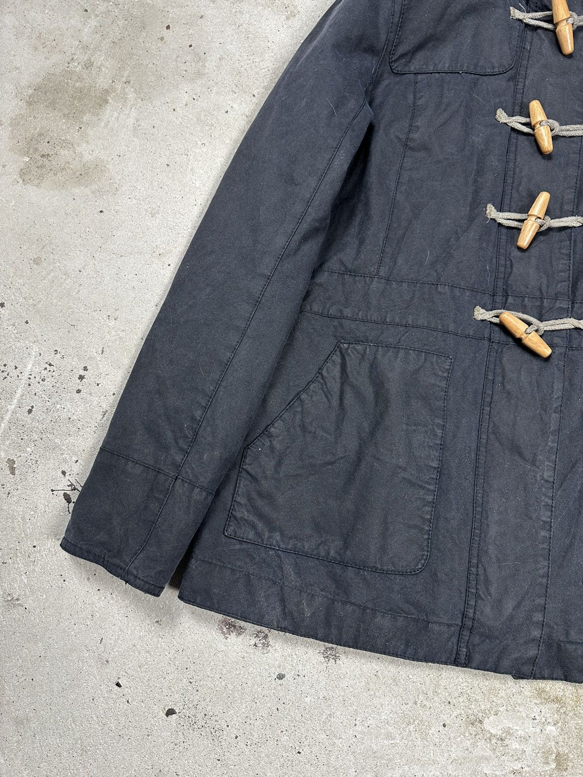 Barbour × Vintage Barbour Navy Vintage Buttermere Waxed Cotton Jacket Size M / US 6-8 / IT 42-44 - 4 Thumbnail