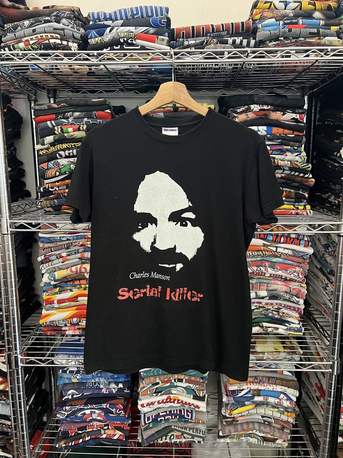 90s Charles Manson Serial Killer Criminal Museum Tee