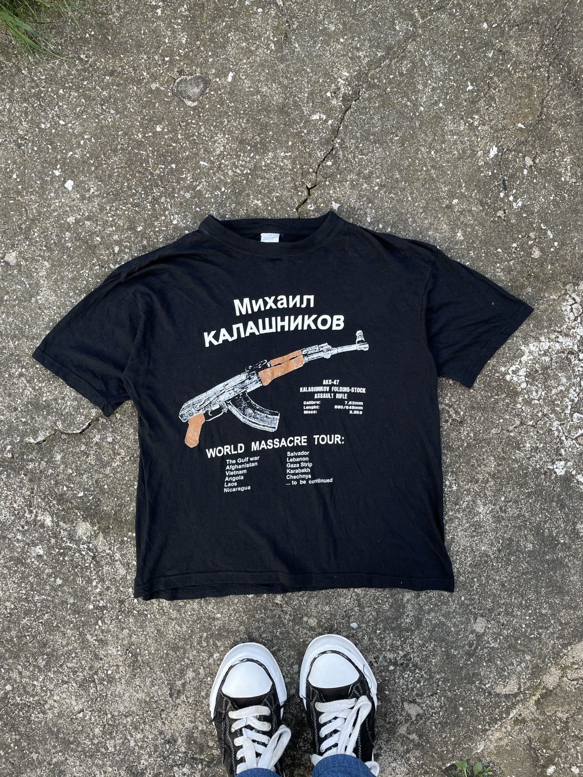 Vintage Vintage Mikhail Kalashnikov AK-47 T Shirt | Grailed