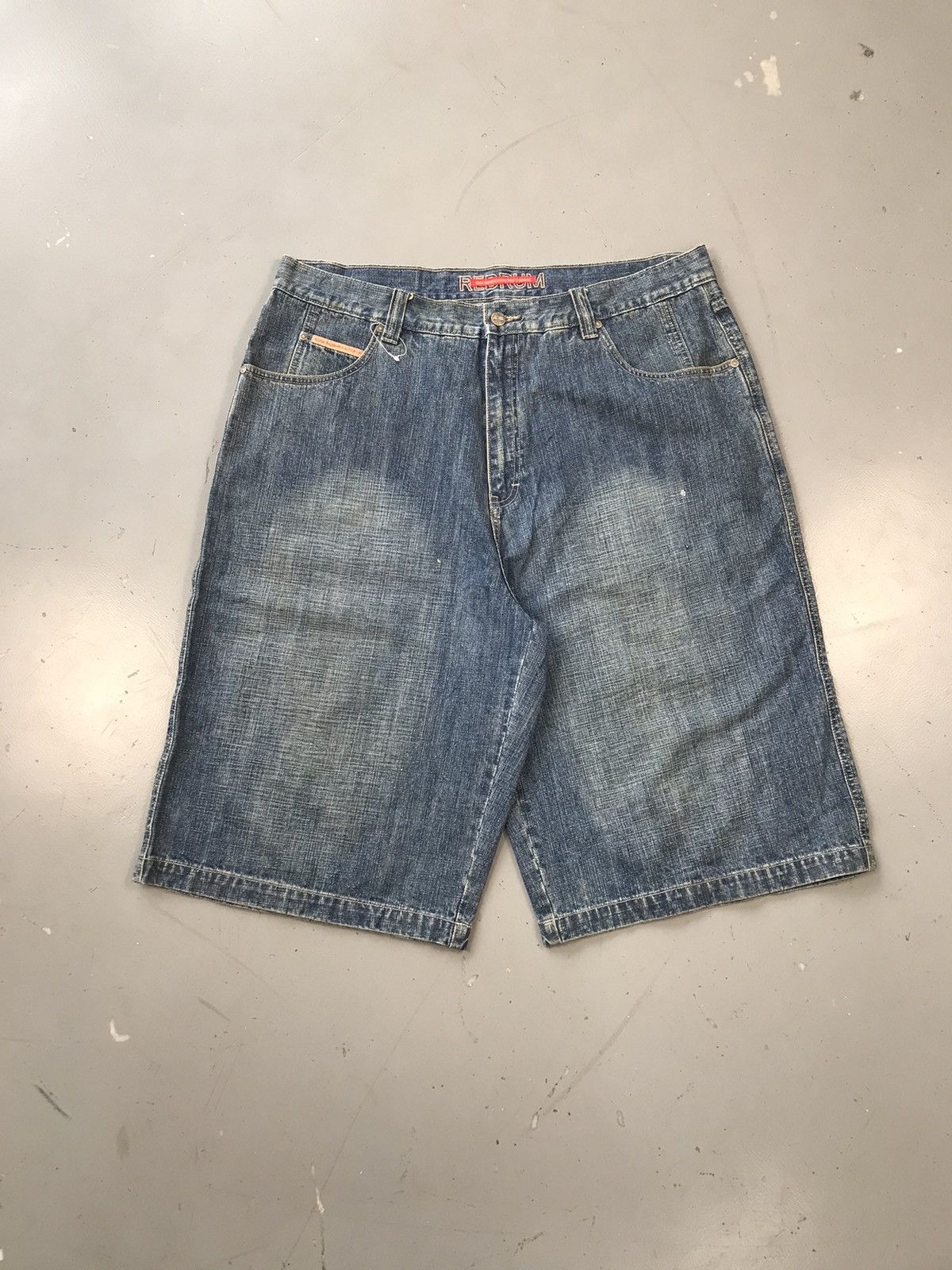 Redrum Dogpound × Southpole × Vintage Vintage red rum bluza HipHop denim jort Size US 40 / EU 56 - 2 Thumbnail