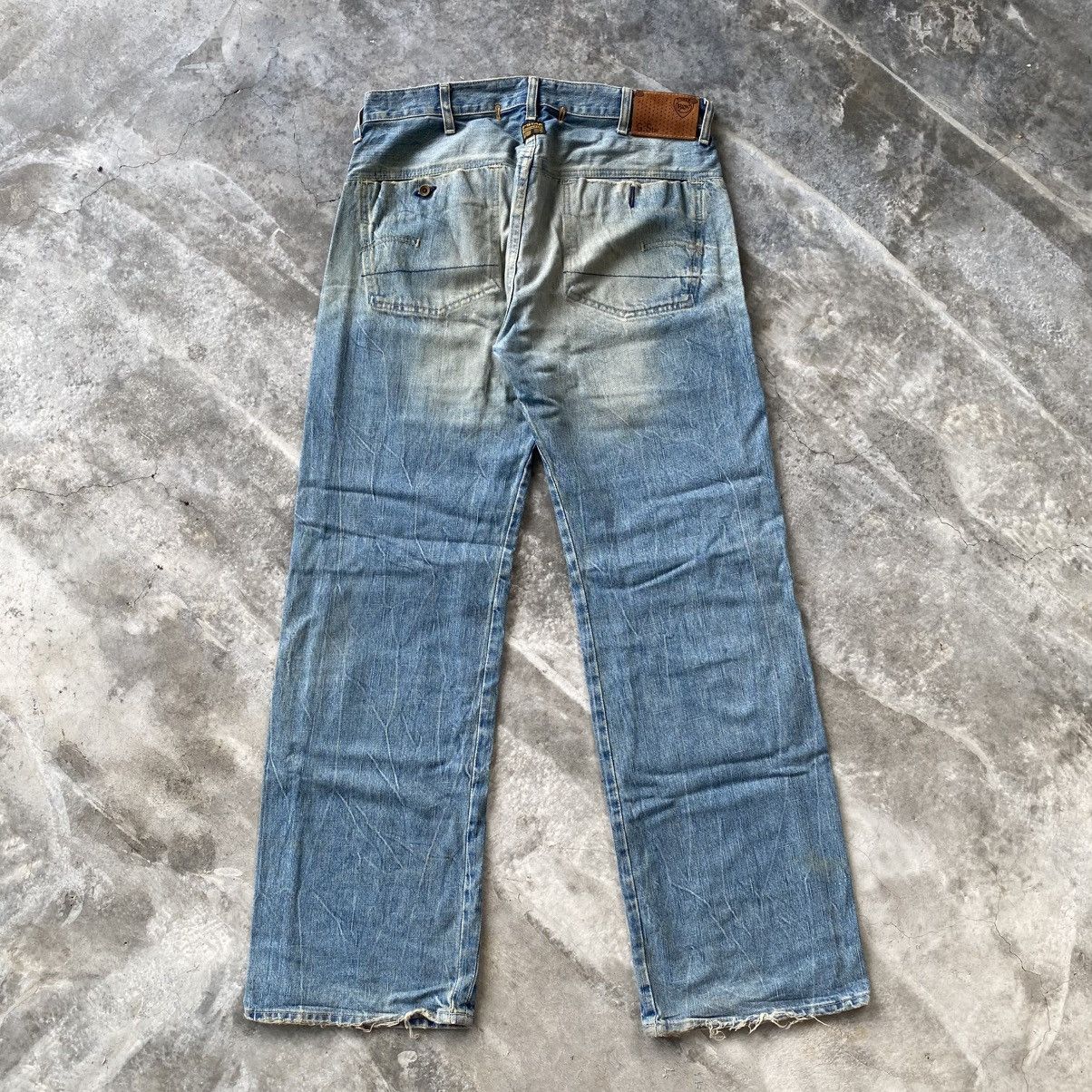If Six Was Nine Gstar Raw Baggy Wide Distressed Denim w36 Size US 33 - 7 Thumbnail