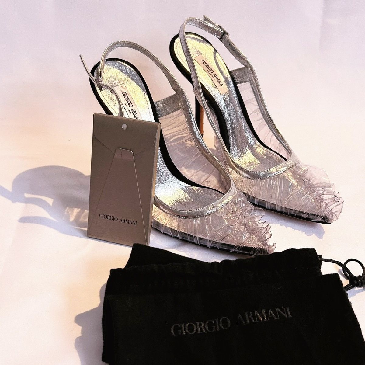 Designer × Giorgio Armani Giorgio Armani heels Size US 7 / IT 37 - 6 Thumbnail