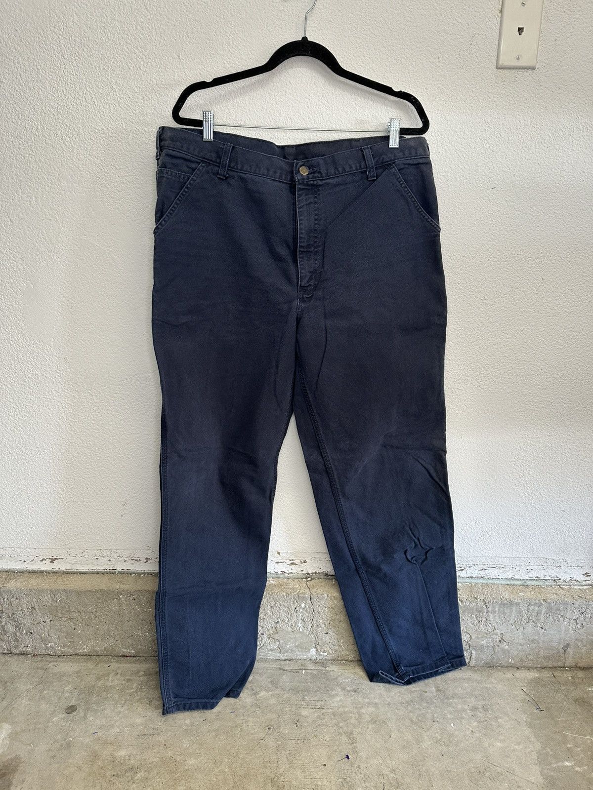 Carhartt Vintage Carhart navy pants 38 x 34 Size US 38 / EU 54 - 2 Thumbnail