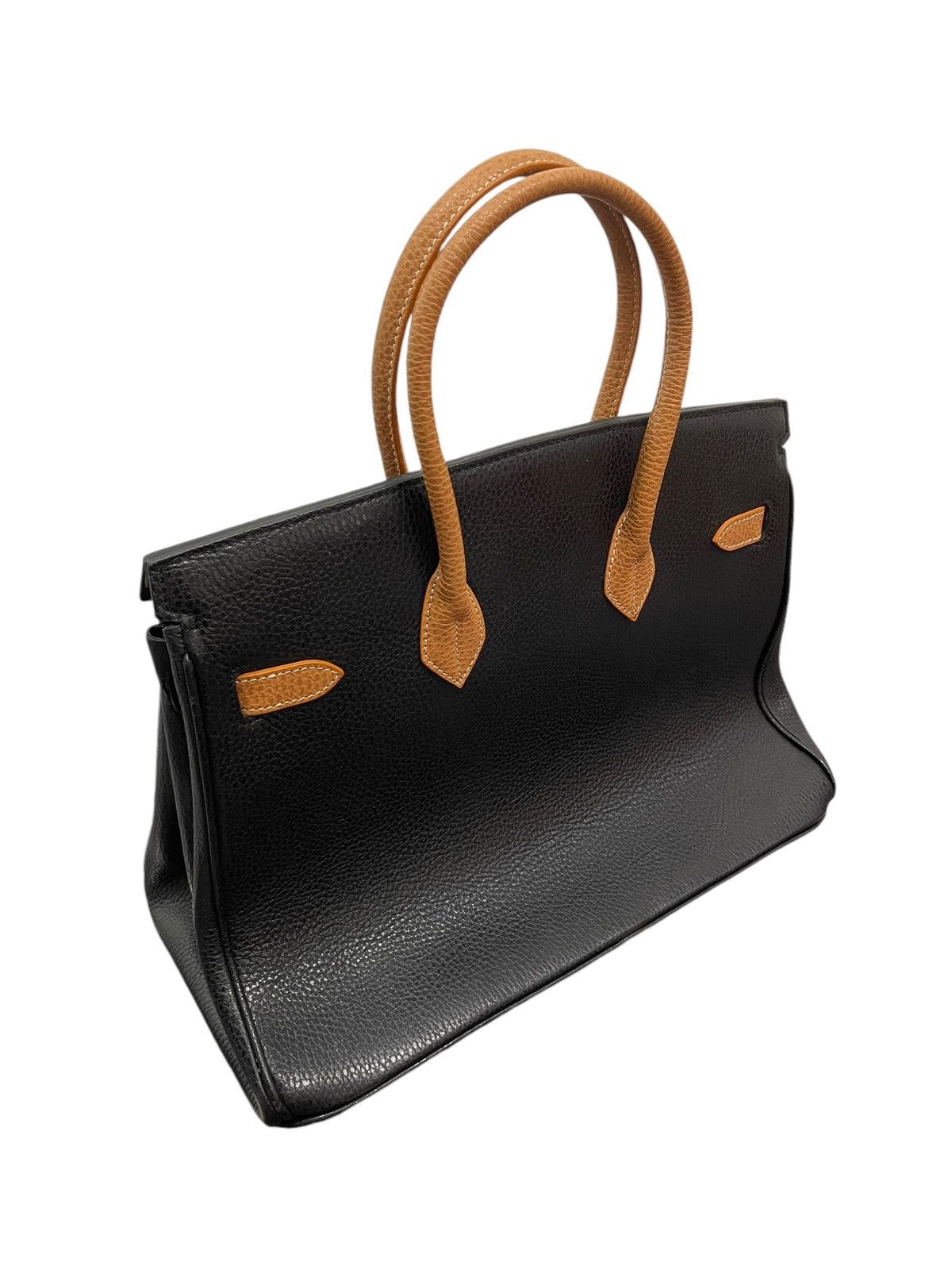 Genuine Leather Birkin Bag Leather Vintage Unknown Custom 1🟩1 Size ONE SIZE - 5 Thumbnail
