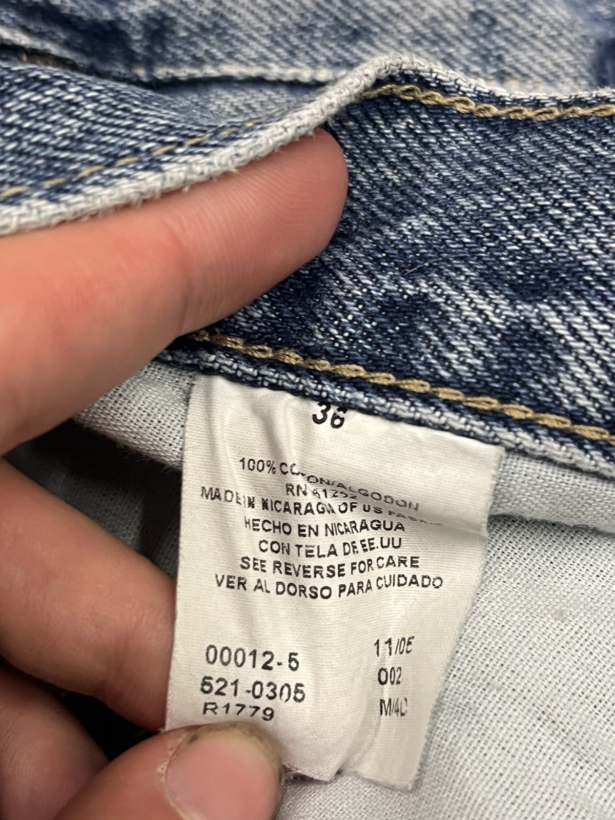 Vintage Jorts baggy fit vintage light wash denim streetwear hype Size US 36 / EU 52 - 6 Thumbnail