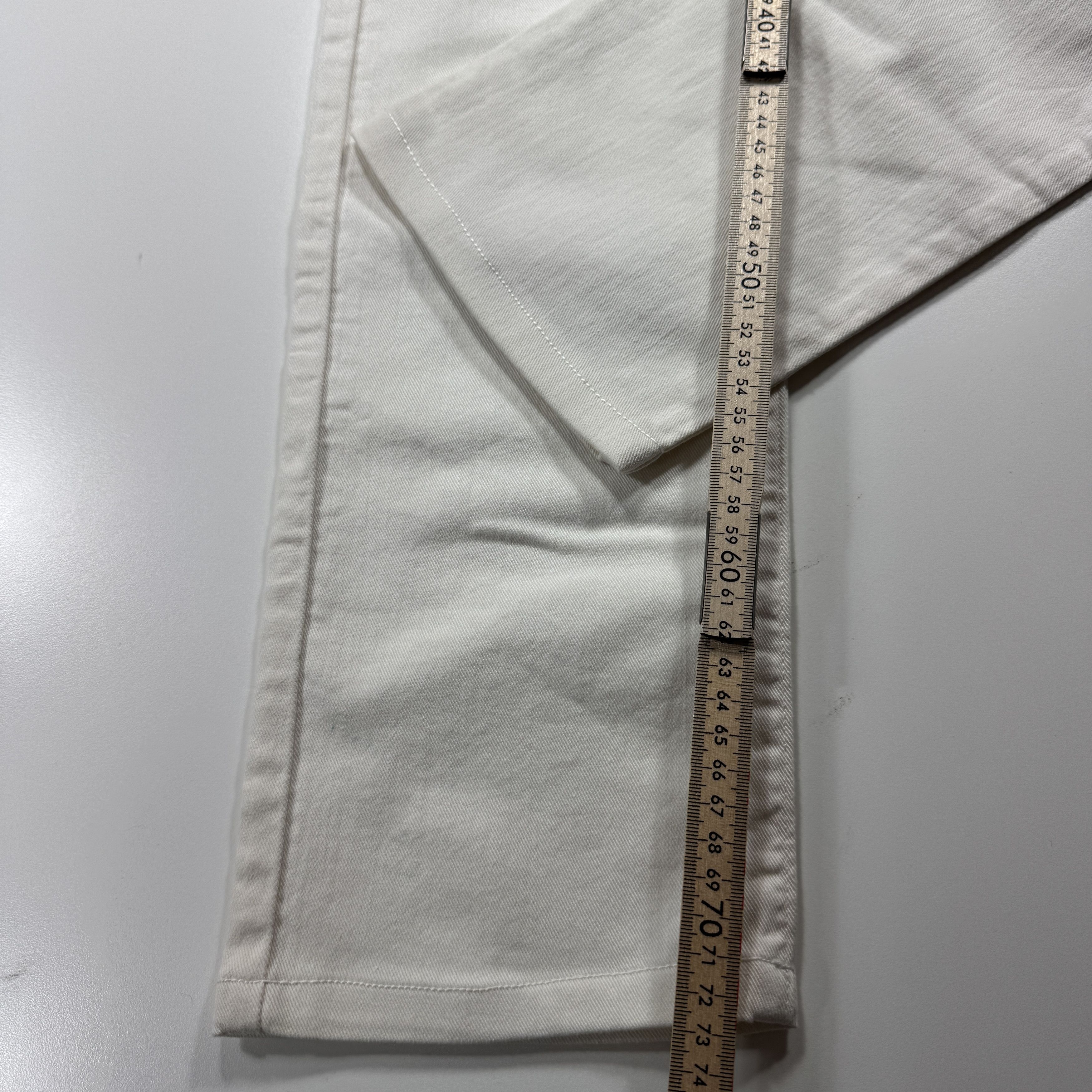 Valentino Valentino White Slim Crop Jeans Size 30" / US 8 / IT 44 - 7 Thumbnail