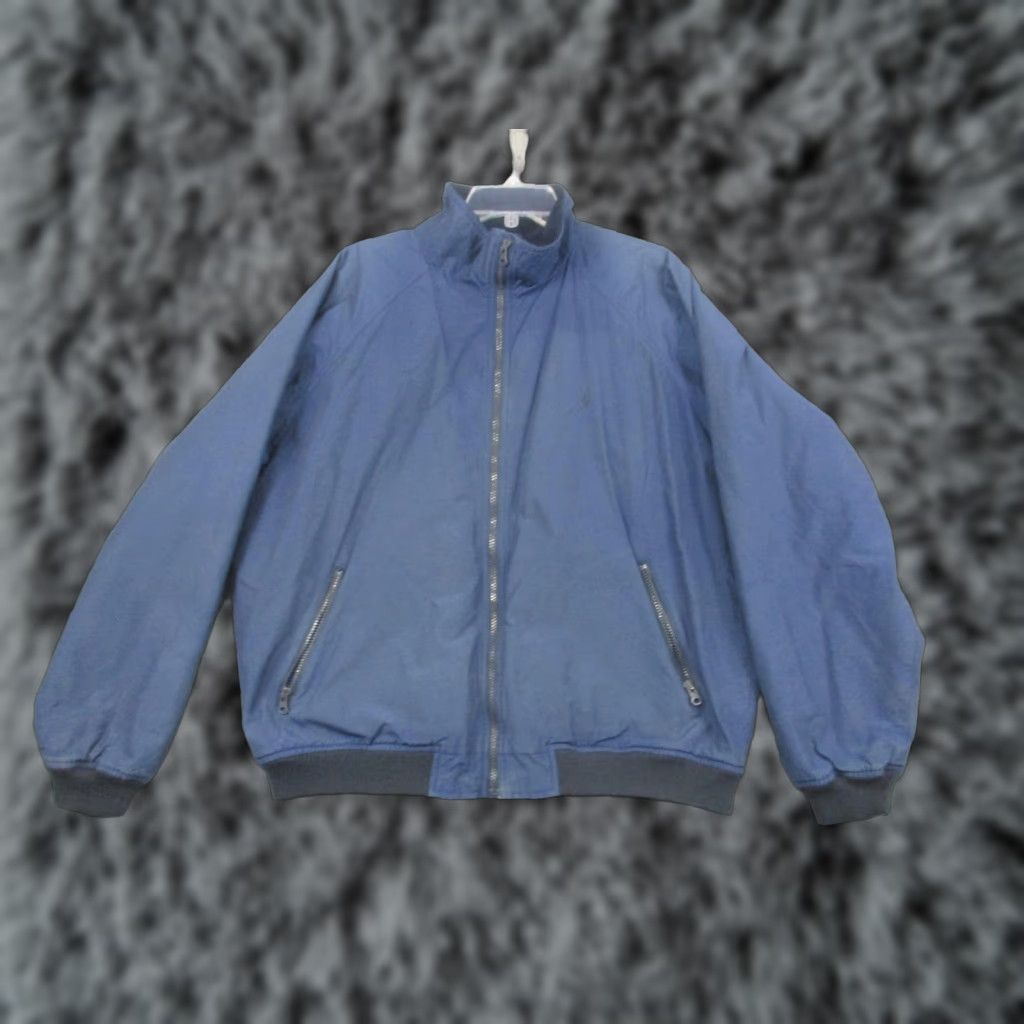 Polo Ralph Lauren Jacket Mens XL Blue Full Zip Bomber Fleece Lined Pockets