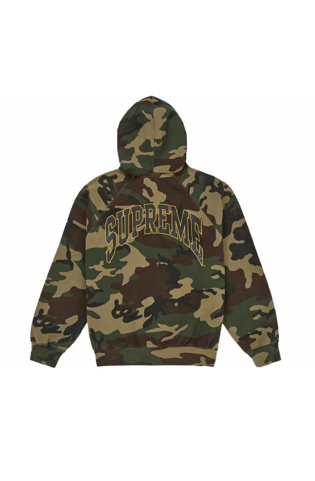 Supreme Supreme Raglan Zip Up Hoodie Size US M / EU 48-50 / 2 - 2 Thumbnail