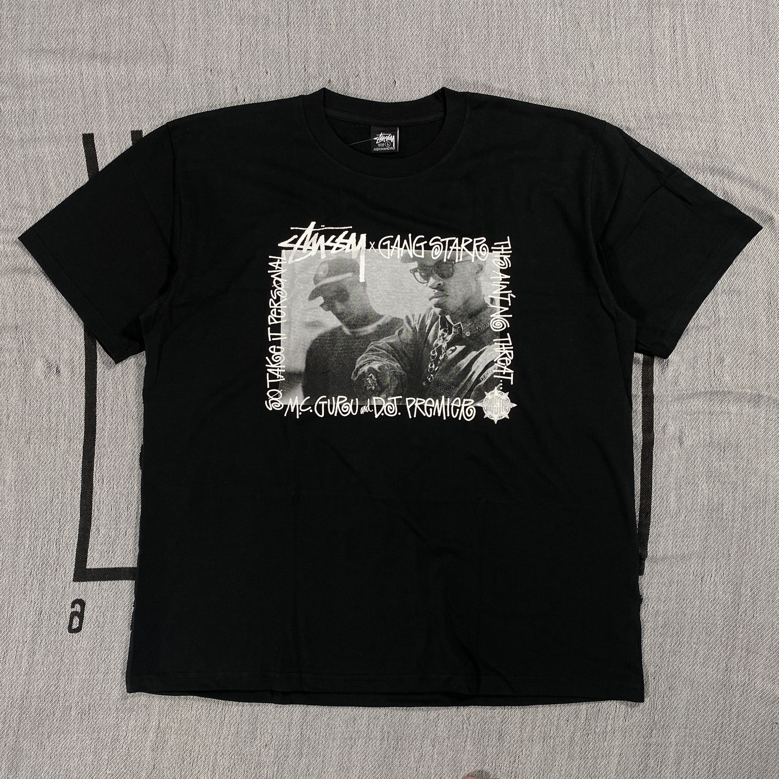 Stussy STUSSY TAKE IT PERSONAL GANGSTARR TEE | Grailed