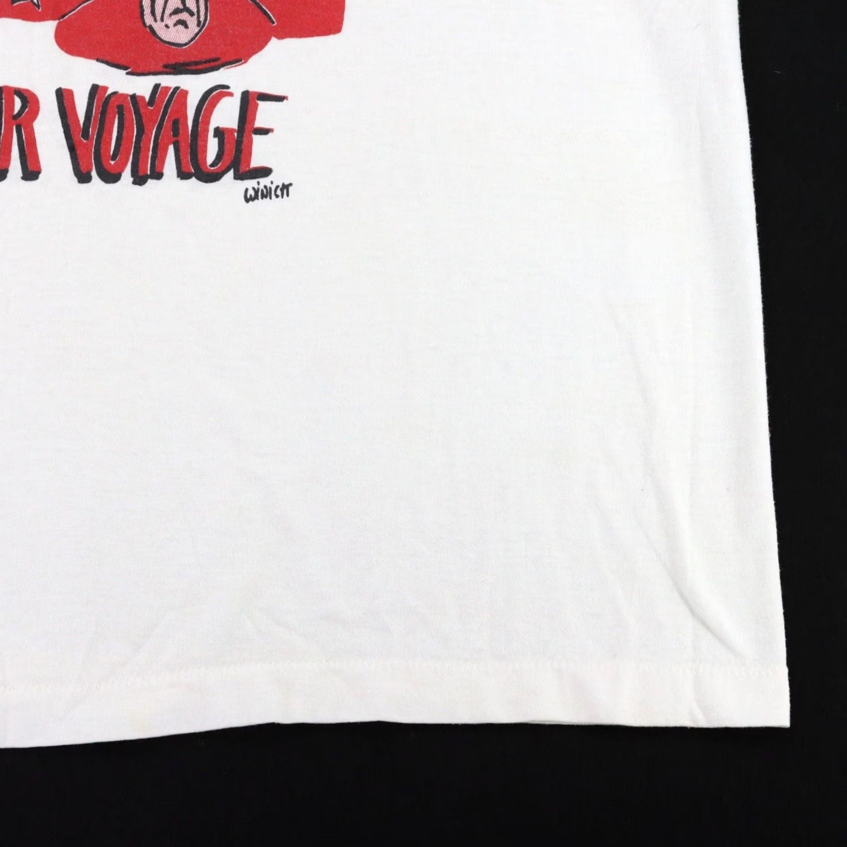 Vintage VINTAGE Star Trek Senior Voyage Tshirt 2XL White Single Stitch Mens Shirt 90s Stitch Theme Stars Size US XXL / EU 58 / 5 - 4 Thumbnail