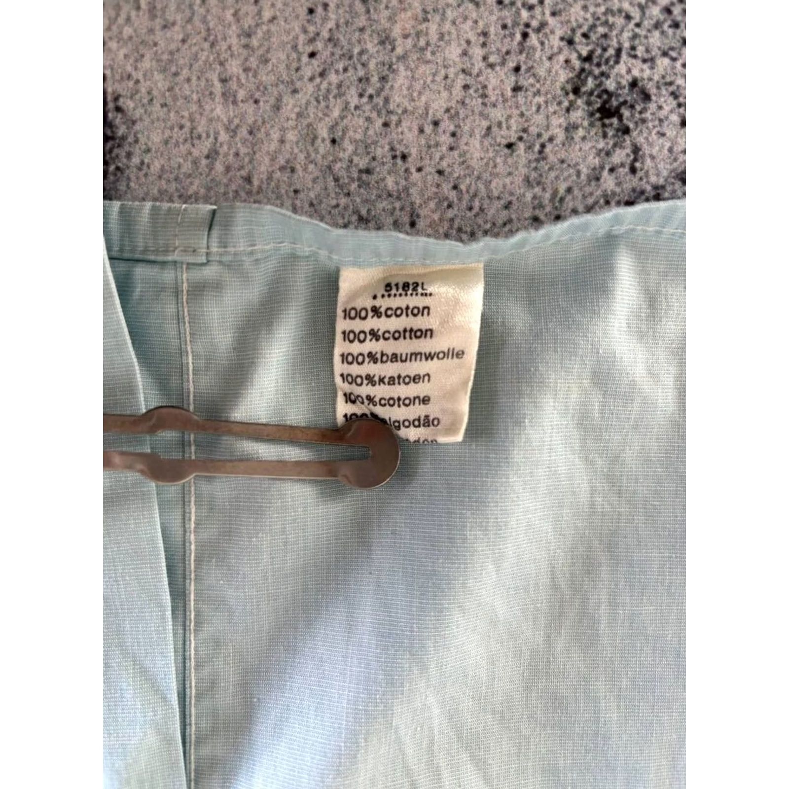 Lacoste Lacoste Shirt Button-Down Vintage 41 Blue Cotton Embroidered Men Regular Long Sleeve Button-Up Collared Vintage Lacoste Shirt 41 Blue Size US L / EU 52-54 / 3 - 7 Thumbnail