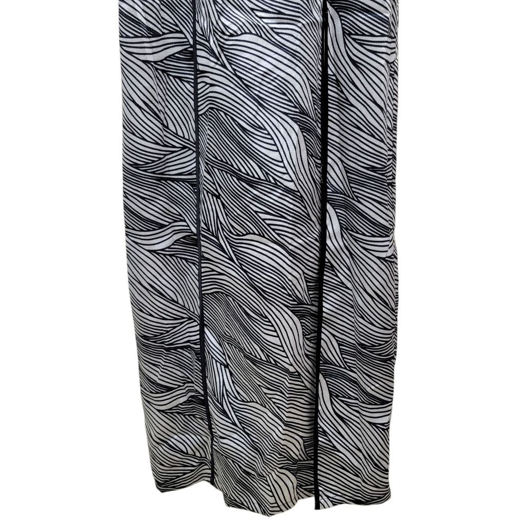 Bcbgmaxazria BCBGMAXAZRIA Elin Maxi Black & White Striped Bustier Dress Size L / US 10 / IT 46 - 8 Thumbnail