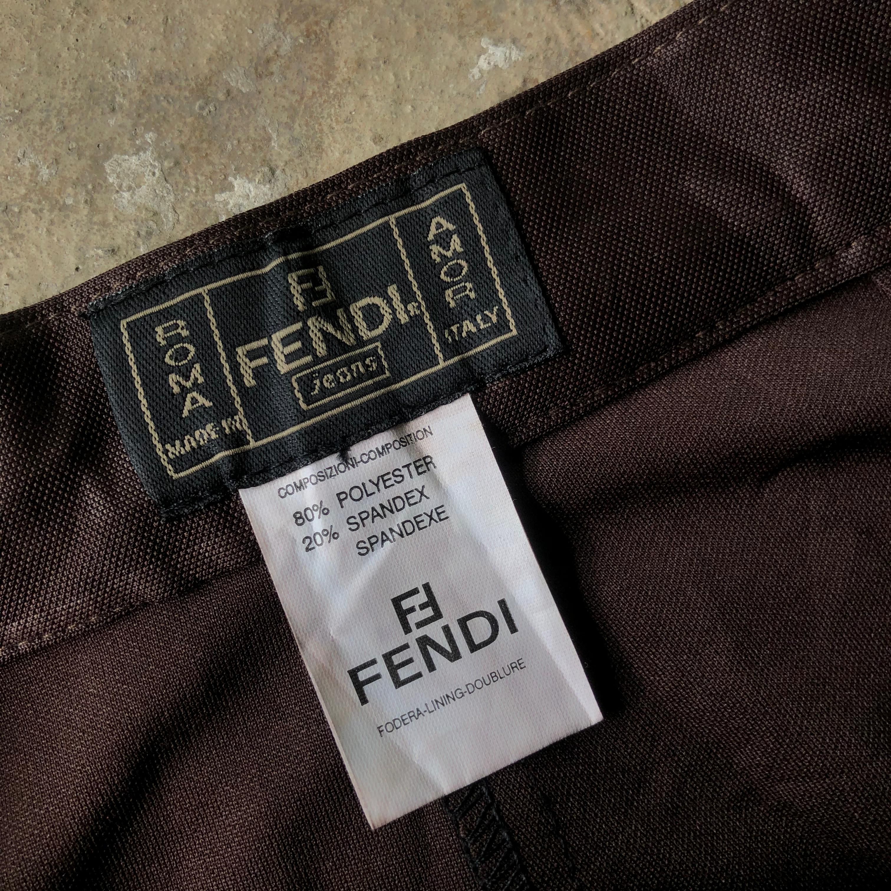 Fendi Fendi Monogram Pants Size US 27 - 5 Thumbnail