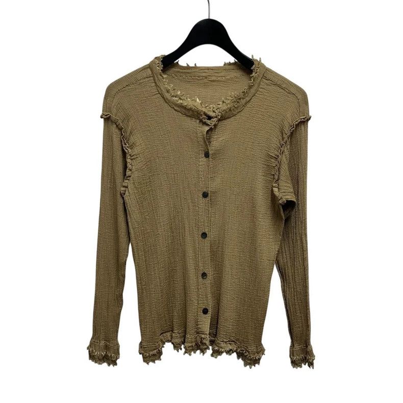 Issey Miyake Issey Miyake size:one size Yellow pleated gauze cardigan Size S / US 4 / IT 40 - 2 Thumbnail