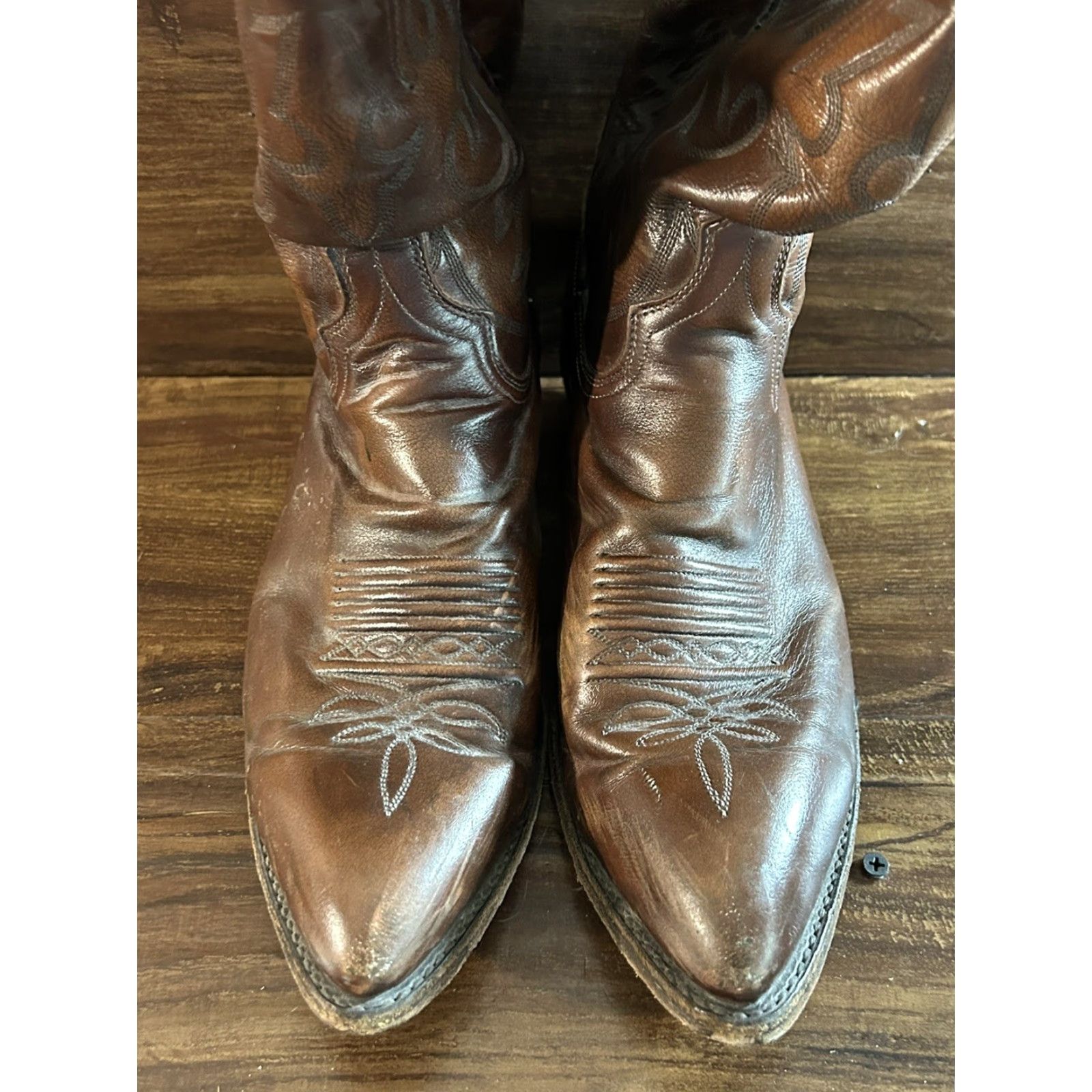 Dan Post Mens Dan Post Western Boots Brown Size 10.5 D Size US 11 / EU 44 - 5 Thumbnail