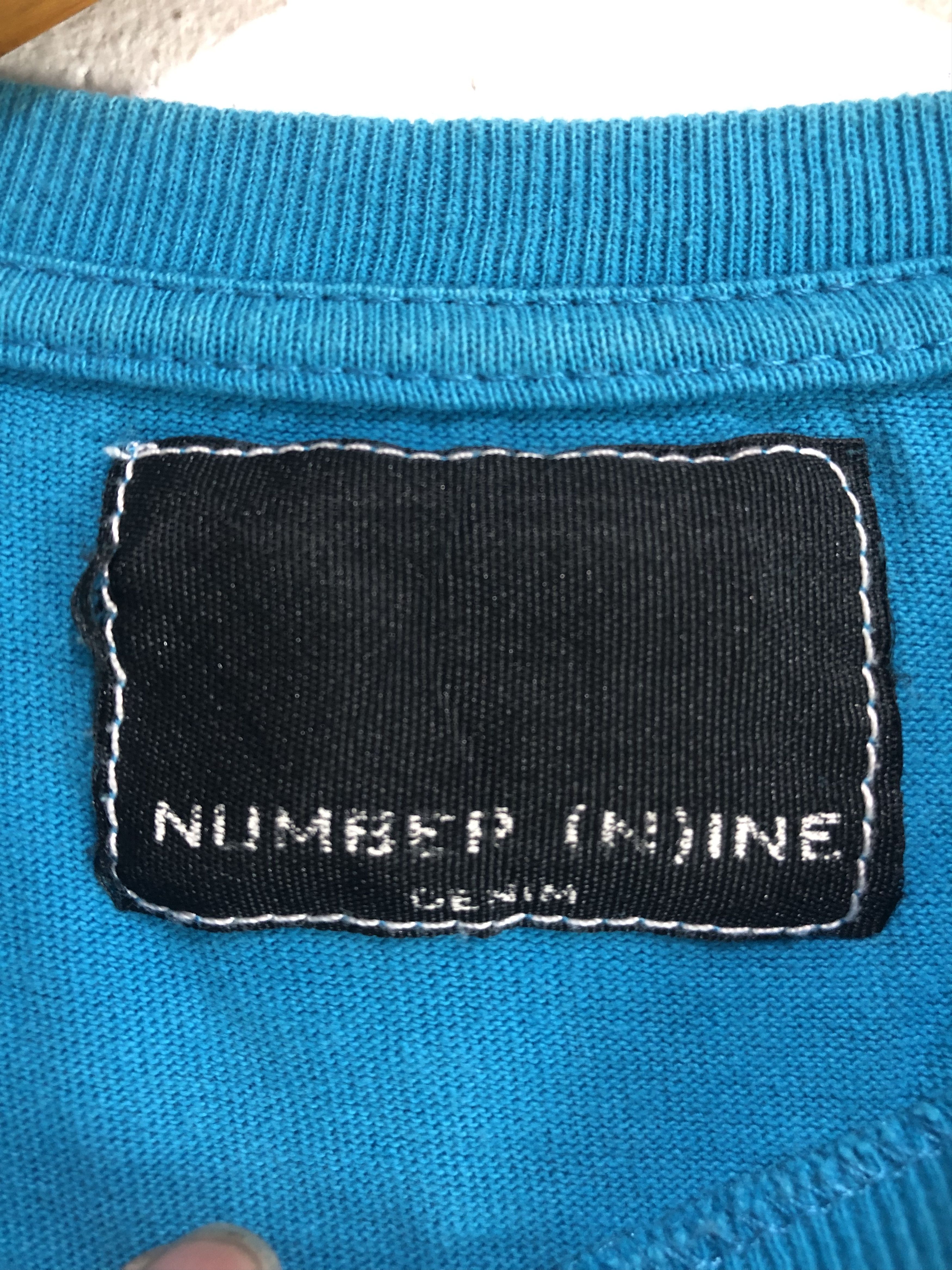 Number (N)ine Japanese Number Nine Logo Stripe Tshirt Tee Size US M / EU 48-50 / 2 - 6 Thumbnail