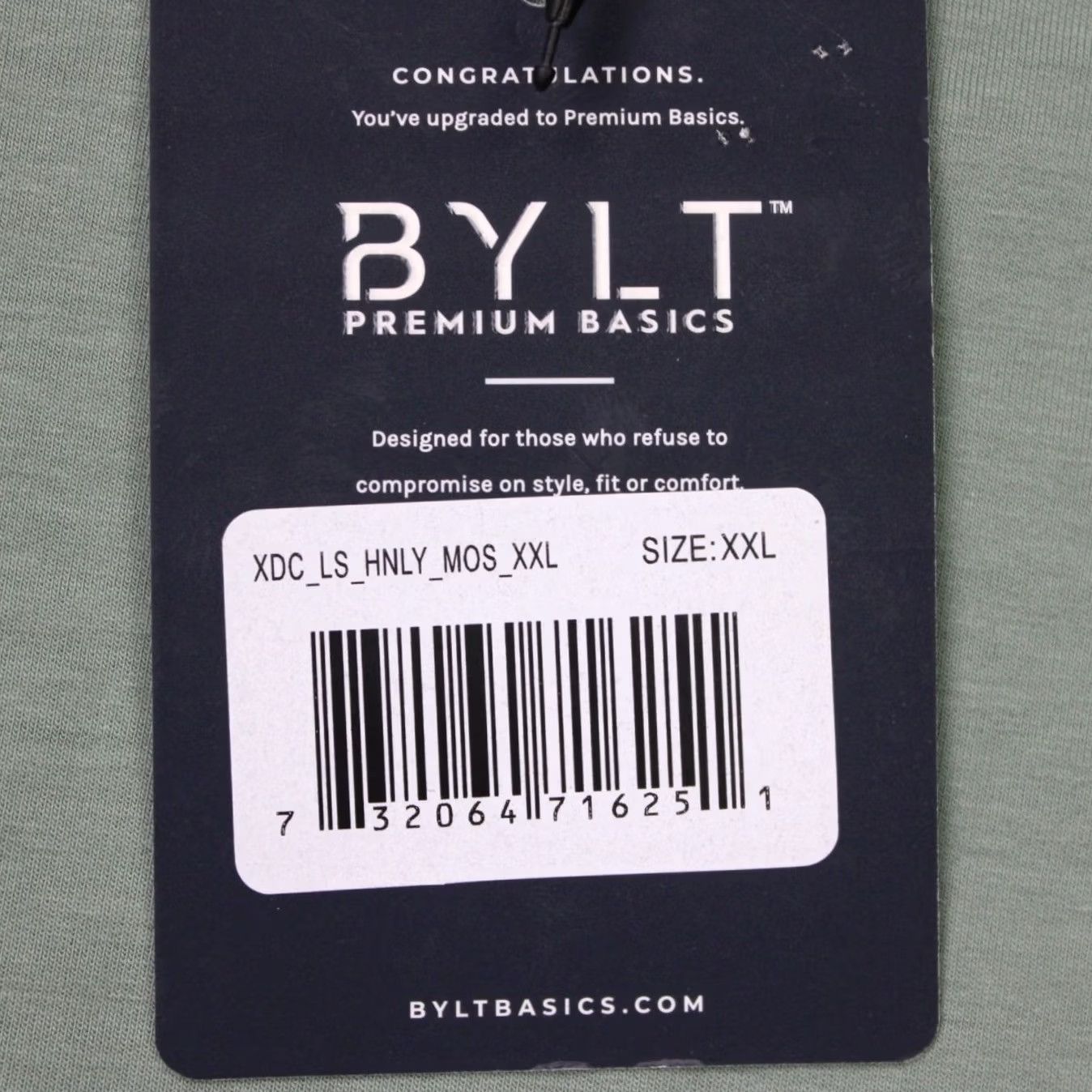Vintage BYLT Shirt Mens 2XL Green Henley XL NWT Long Sleeve Stretch Pullover T-Shirt Sportsman Classic Cotton Polyester Spandex Relaxed Fit Size US XXL / EU 58 / 5 - 6 Thumbnail