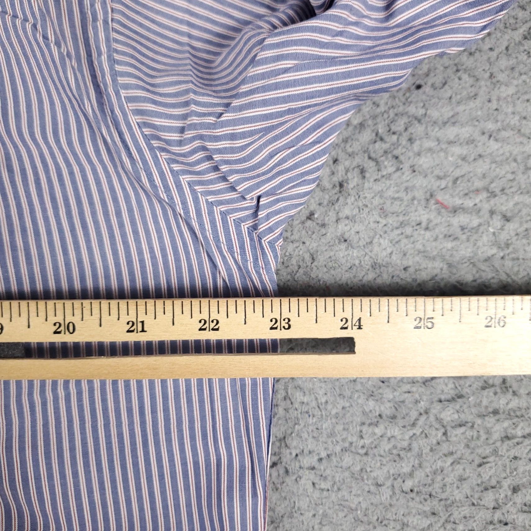 Tommy Hilfiger Tommy Hilfiger Button-Up Shirt Mens Medium Blue Red Striped Long Sleeve Casual Size US M / EU 48-50 / 2 - 5 Thumbnail